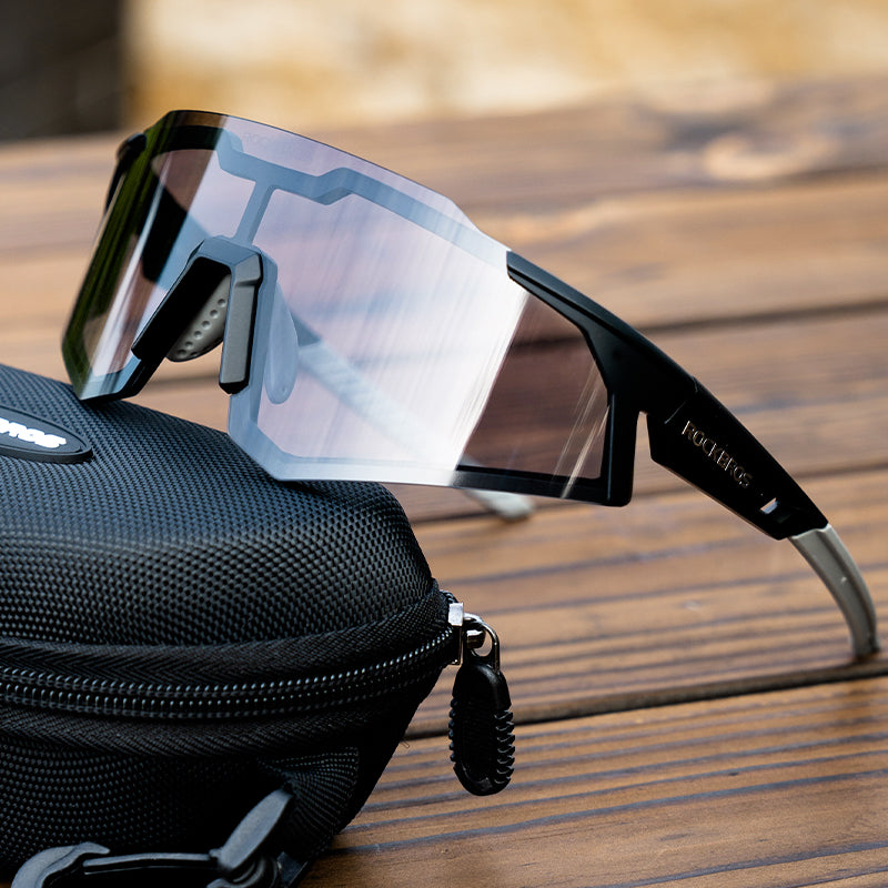 ROCKBROS Photochromic Goggle Cycling Sunglasses Sport Road Mountain Bike Glasses
#Style_Green Photochromic