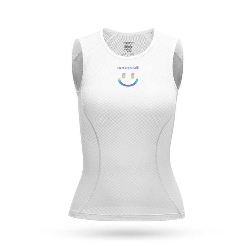ROCKBROS Women's Cycling Vest Base Layer Breathable Slim 3D Cutting