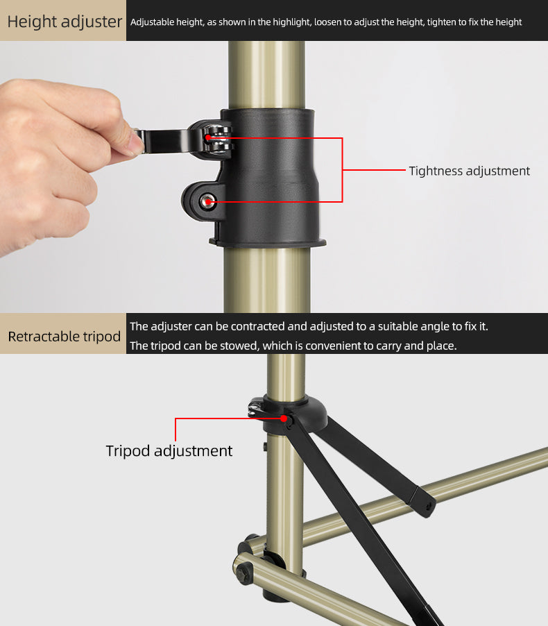 ROCKBROS Adjustable Aluminium Alloy Bike Repair Stand
