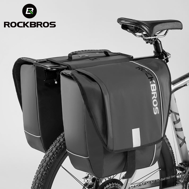 ROCKBROS Super Bicycle Pannier Bags in Black