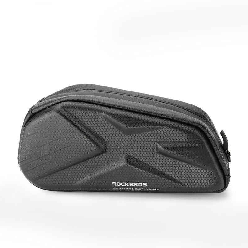 ROCKBROS Bicycle Bike Top Tube Frame Bag 1.4L Cycling Waterproof Hard Shell