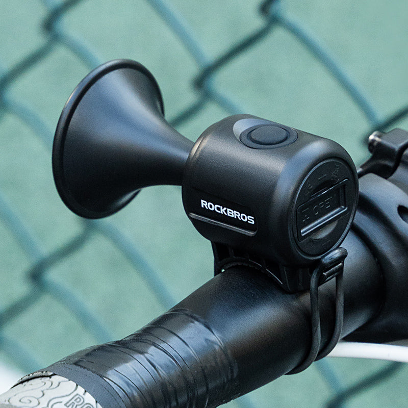 ROCKBROS Bicycle Bike Electronic Horn 100dB Cycling Bell Alarm Ring Waterproof
