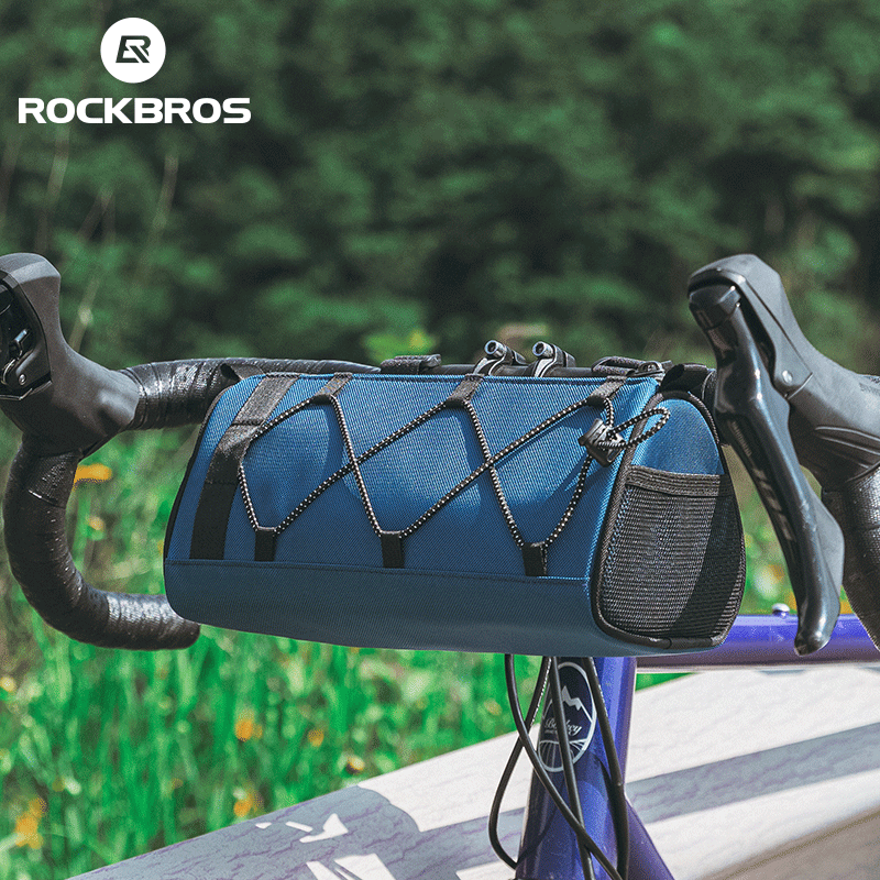ROCKBROS Bicycle Front Handlebar Bag 1.5L Reflective MTB Road Bike Cycling Bag