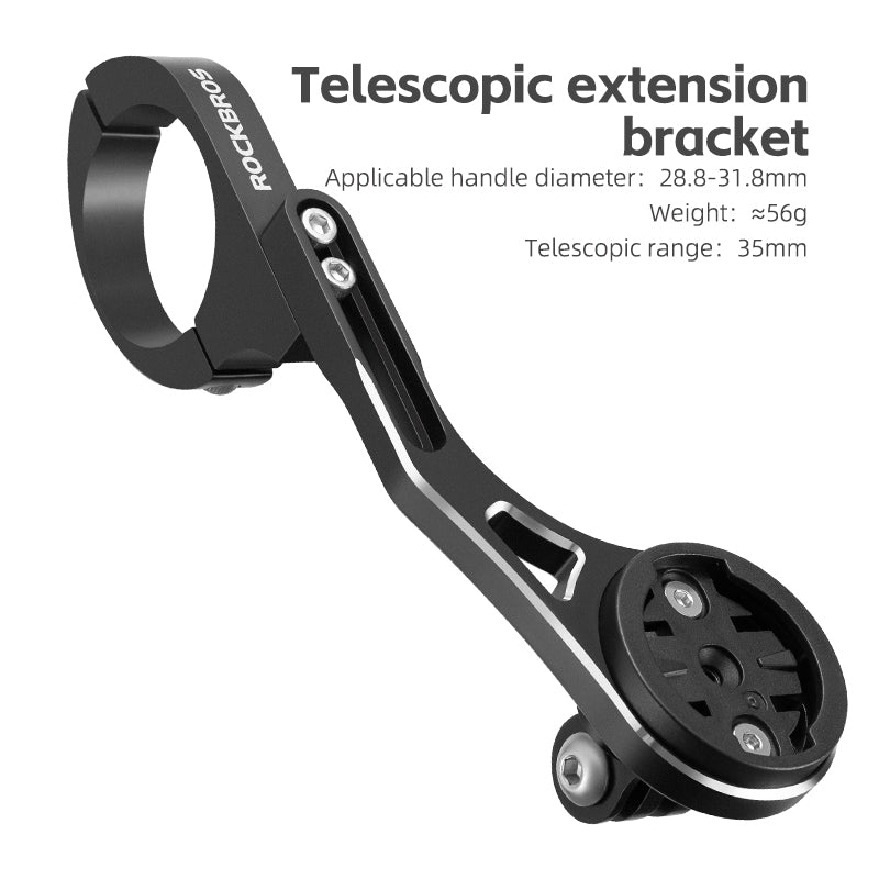 ROCKBROS Bicycle Extension Bracket Cycling Bike Light Speedometer Sports Camera Mount