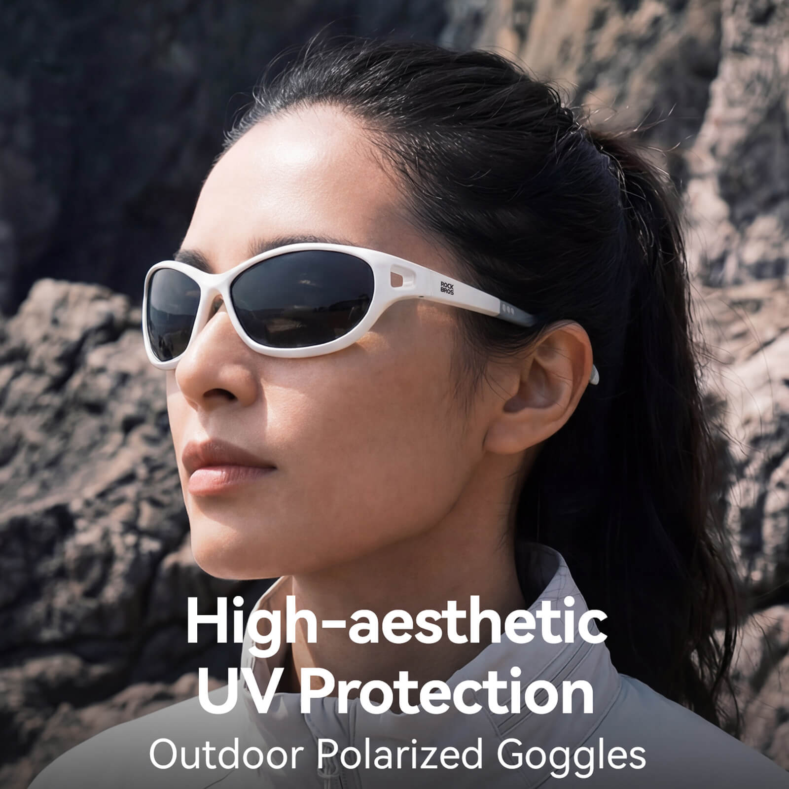 ROCKBROS Apex Ultra-light Polarised Sunglasses for outdoor sports and daily wear.
#color_purple
