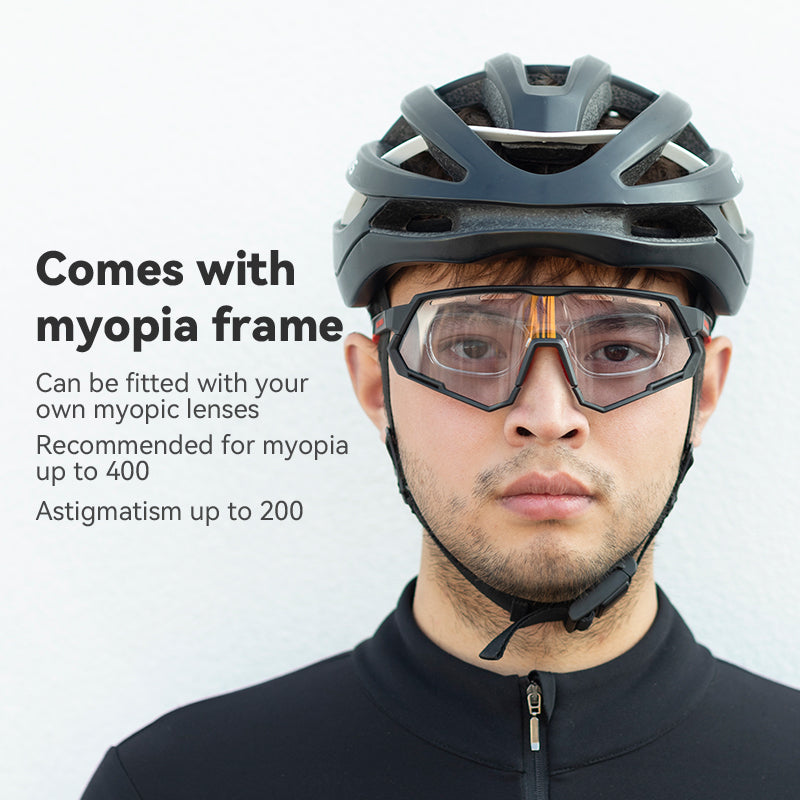 ROCKBROS Bicycle Cycling Sunglasses Polarized 2 Lens Interchangeable