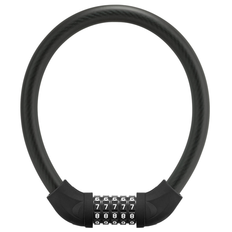 ROCKBROS Bike Lock 5 Digit Cable Lock Lightweight Bicycle Lock Combination Portable Lock
