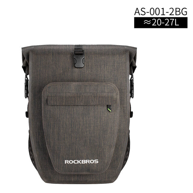 ROCKBROS Pro Cycling Pannier Bags in Grey or Black