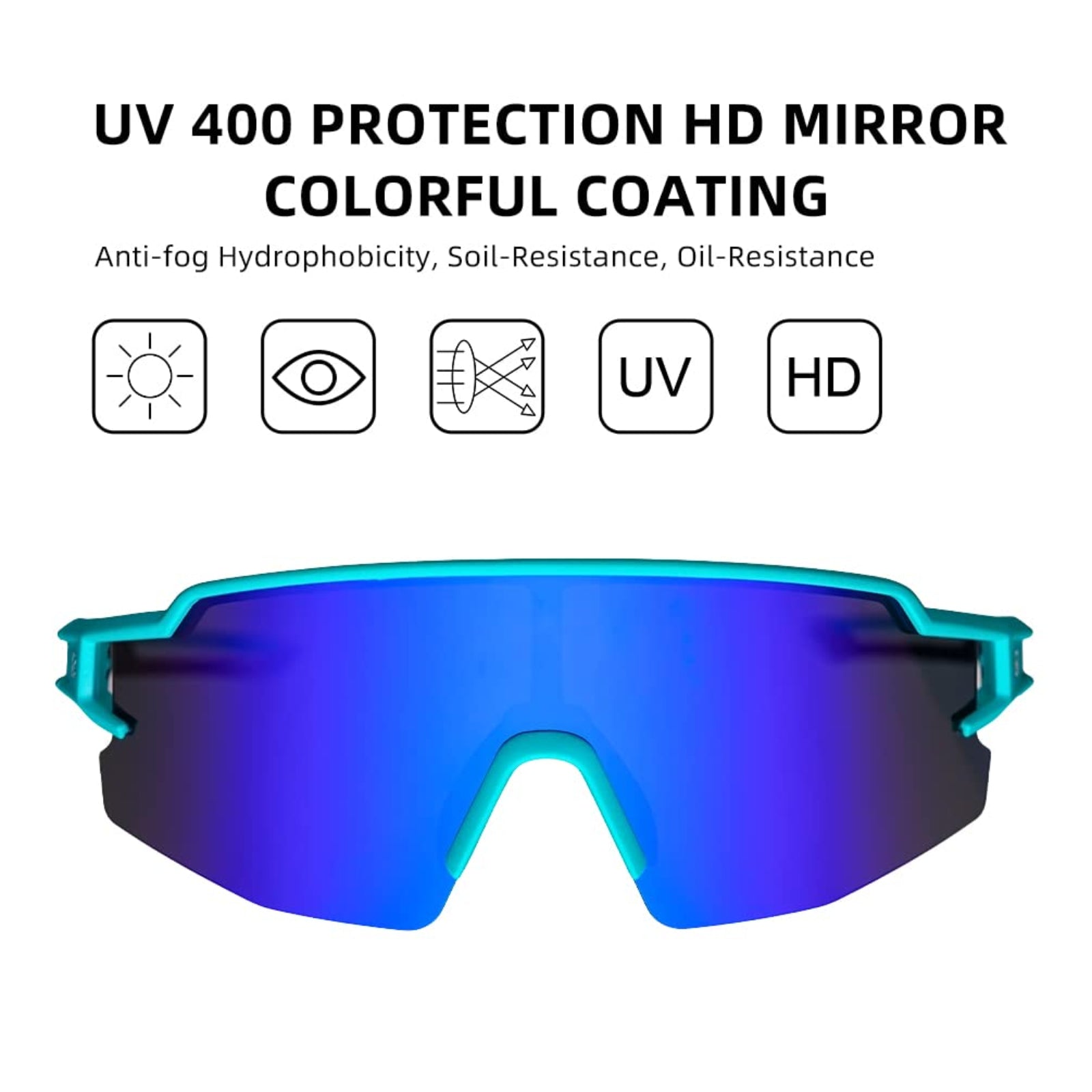 Polarised Sports Sunglasses Ultralight 22g #color_blue