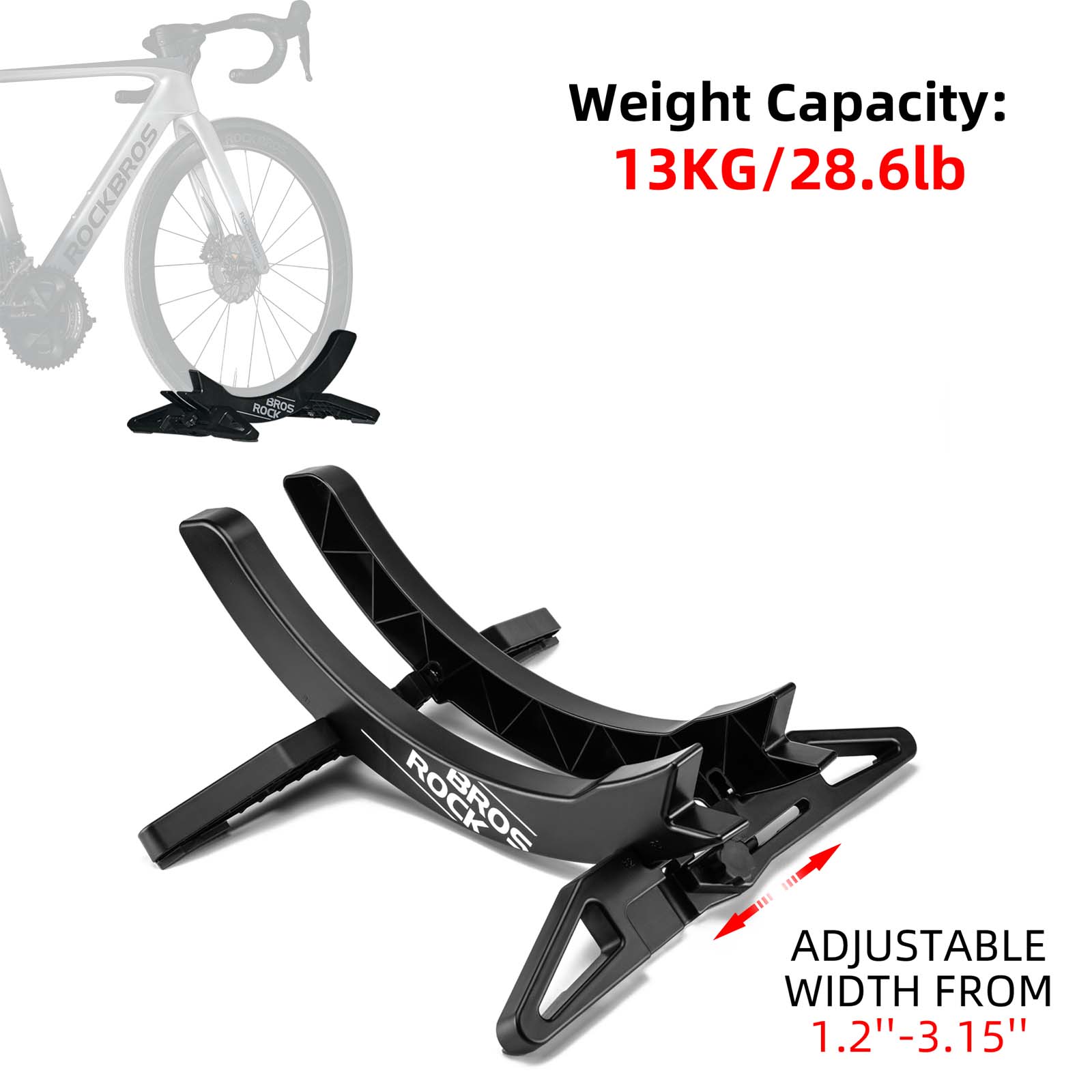 rockbros universal bike stand, suitable for mountain and road bicycles.
#color_green