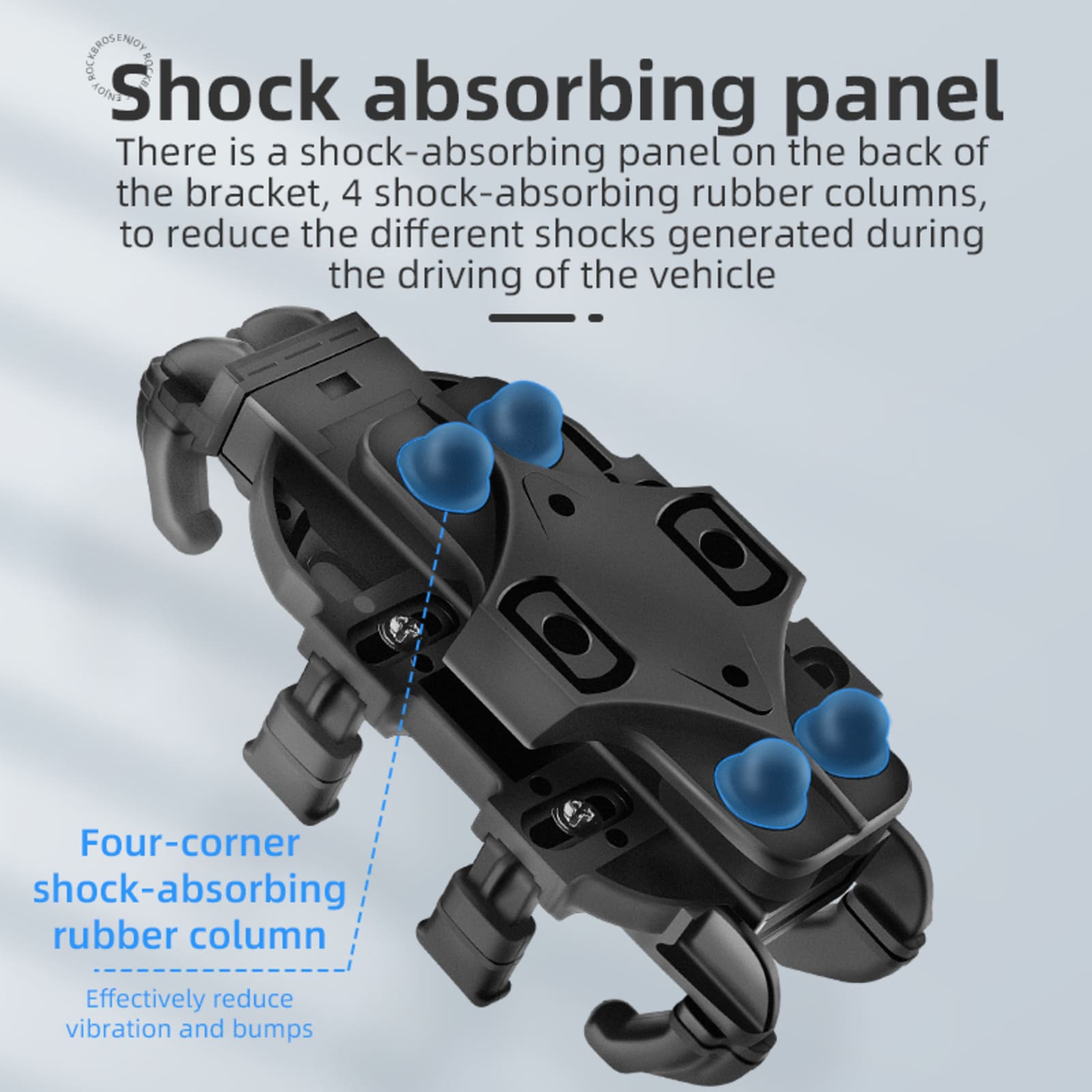 ROCKBROS 360° Adjustable Bike Phone Mount – Secure & Versatile Cycling Companion