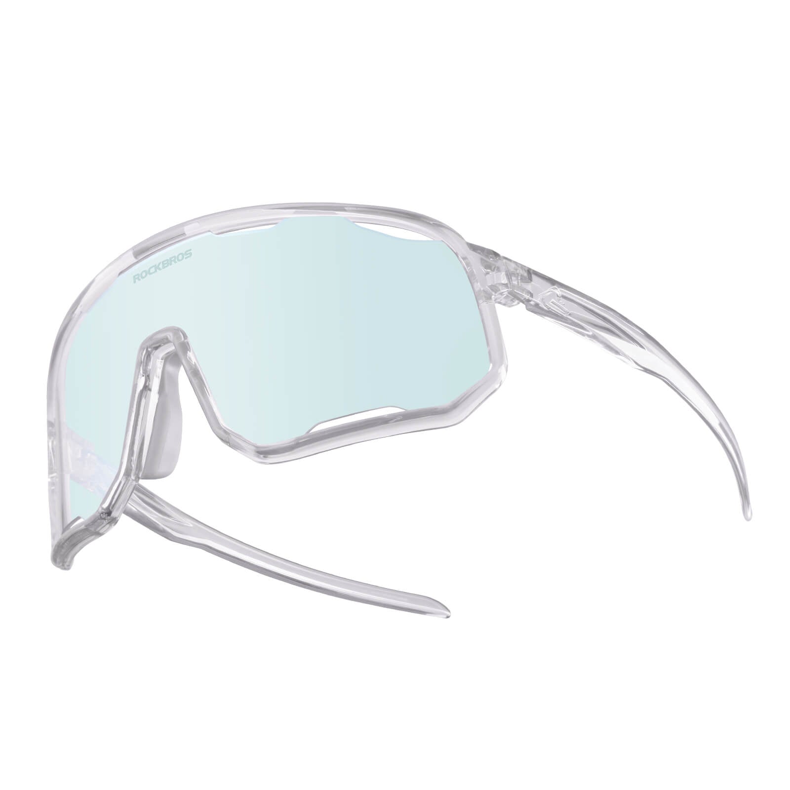 ROCKBROS photochromic sunglasses, UV400 protection, transparent cycling glasses, windproof, TR90 frame, ideal for outdoor sports
#Color_summer-sky-blue