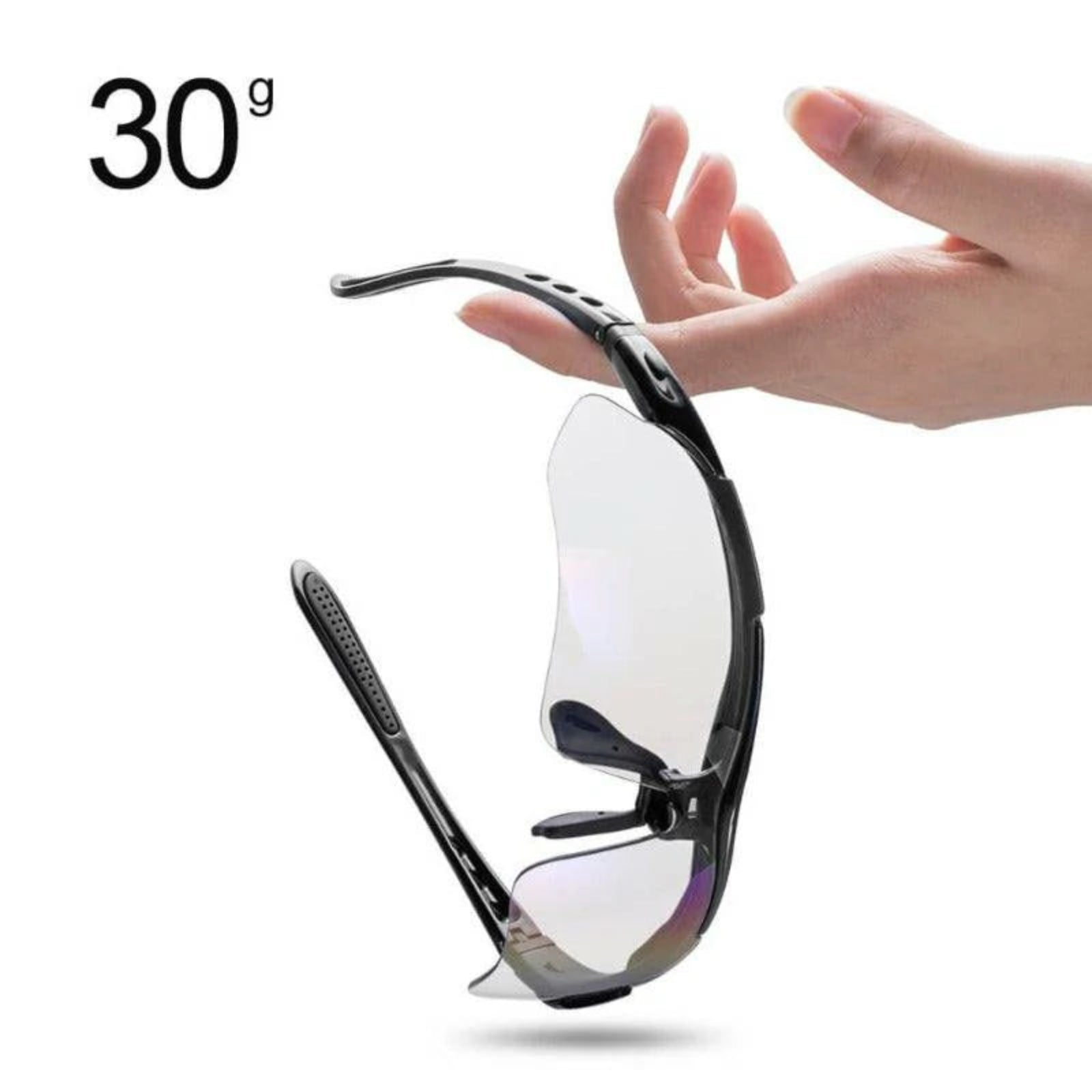ROCKBROS Slim Polarised Sports Sunglasses With 4 Interchangeable Lens Cycling Glasses