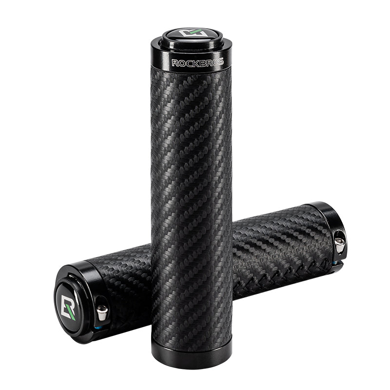 ROCKBROS Bicycle Bike Handlebar Handle Grips PU Leather Comfortable