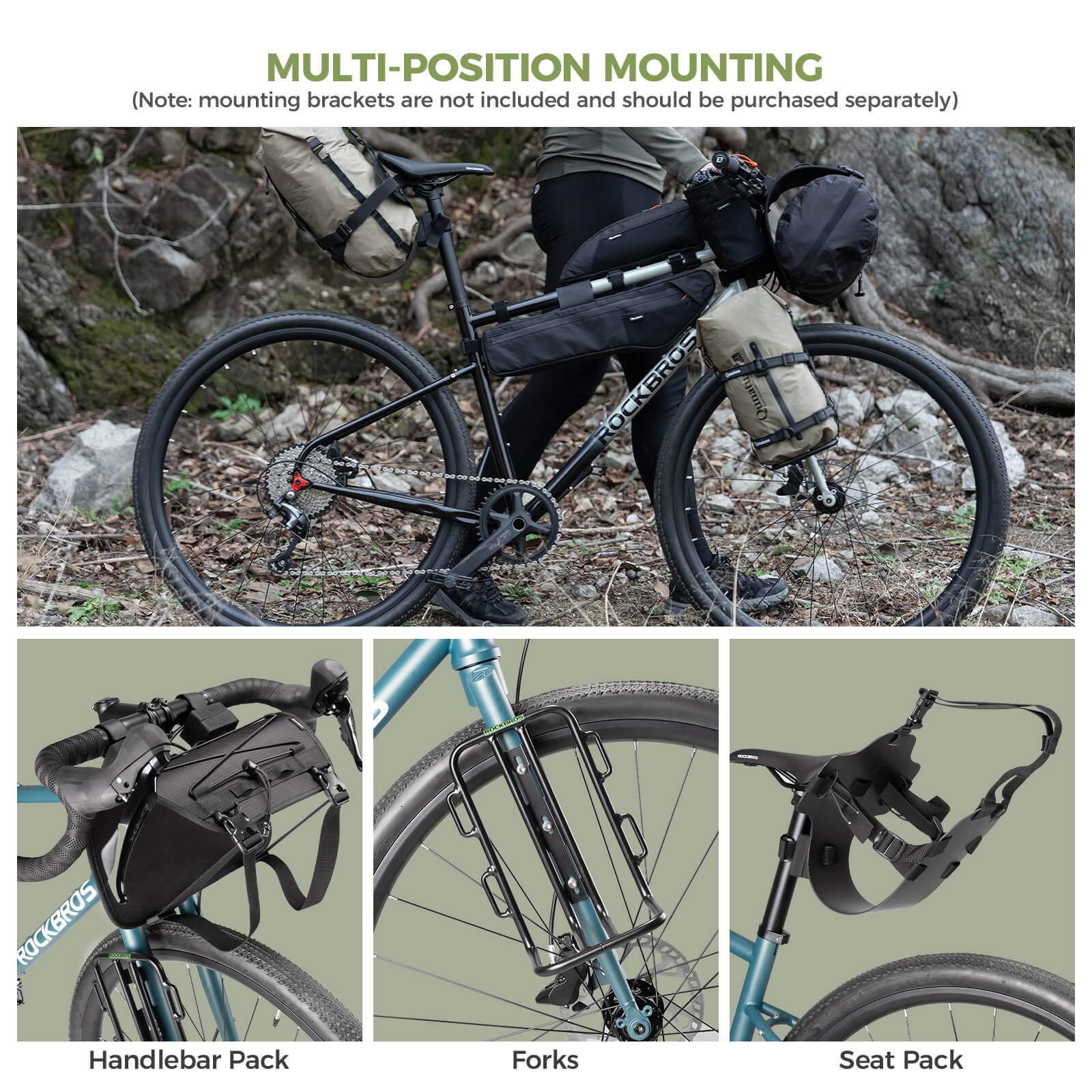 Qunature Waterproof Compression Sack 3L-12L for Camping and Bikepacking
#color_black
#size_12L