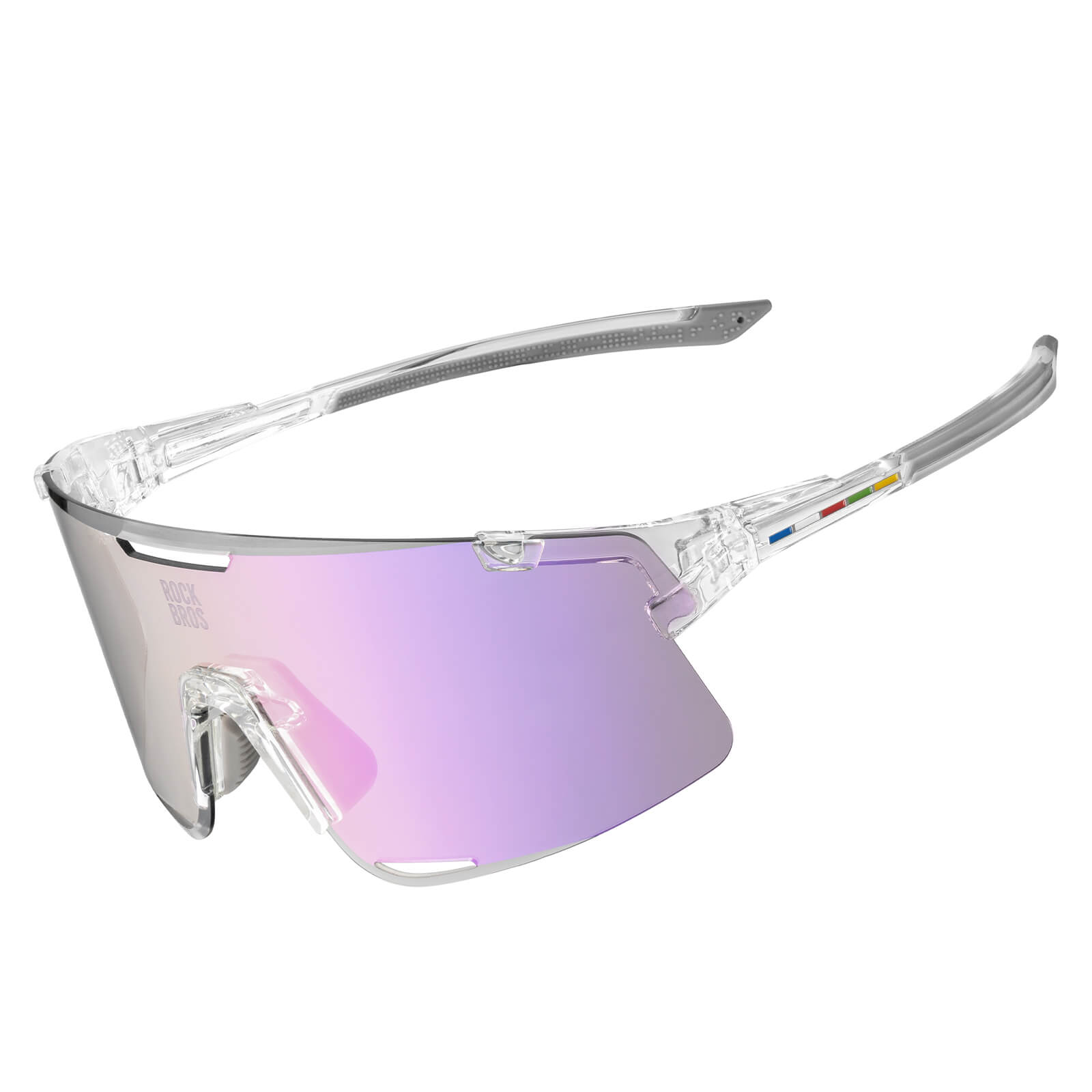 ROCKBROS Road to Sky Photochromatic Cycling Sunglasses - BOUNDLESS, offering advanced photochromic lenses, windproof and sandproof protection, and dynamic light adaptation for an enhanced cycling experience
#color_purple