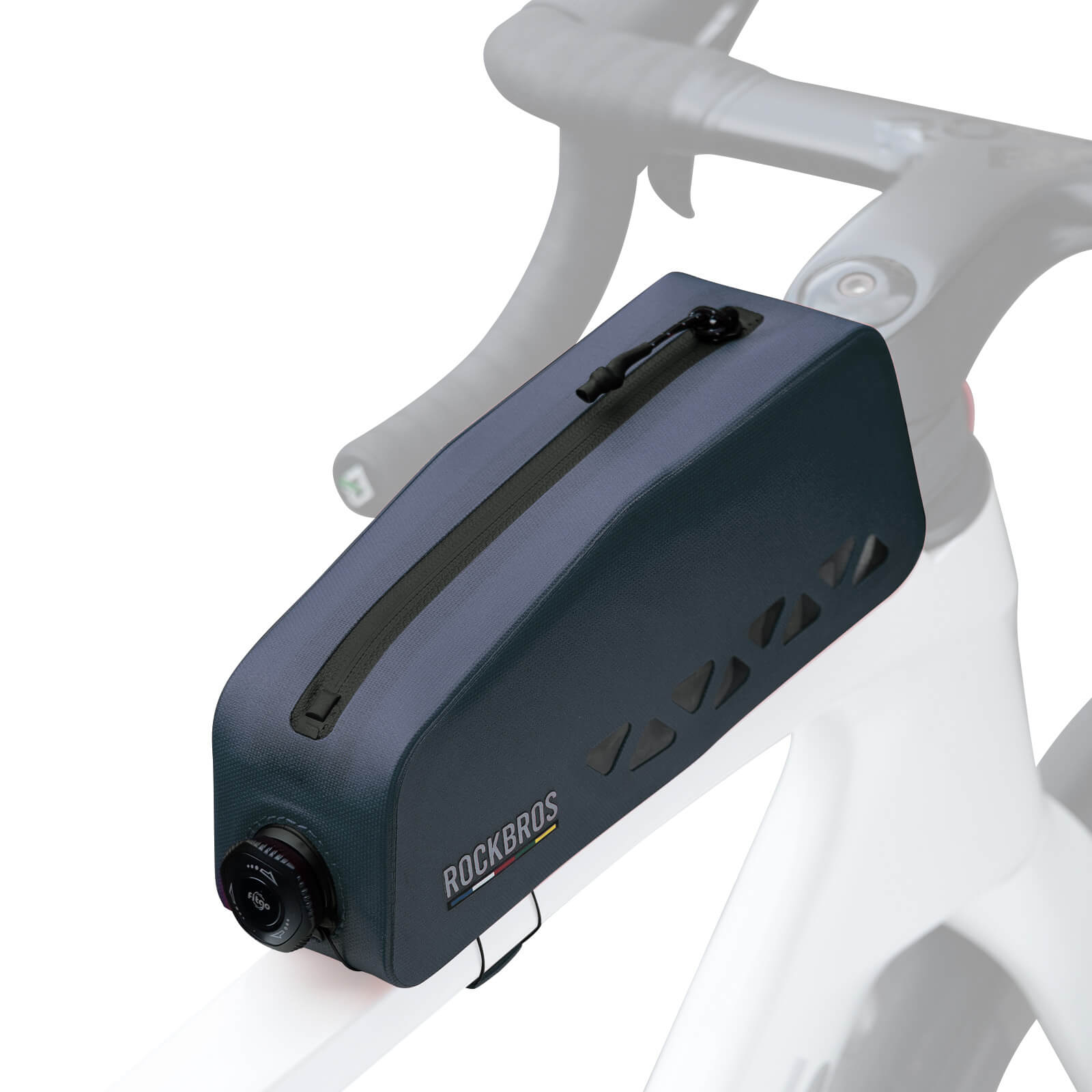ROCKBROS Road to Sky waterproof top tube bike frame bag AS-142, hard shell front storage bag for road and mountain bikes
#color_blue