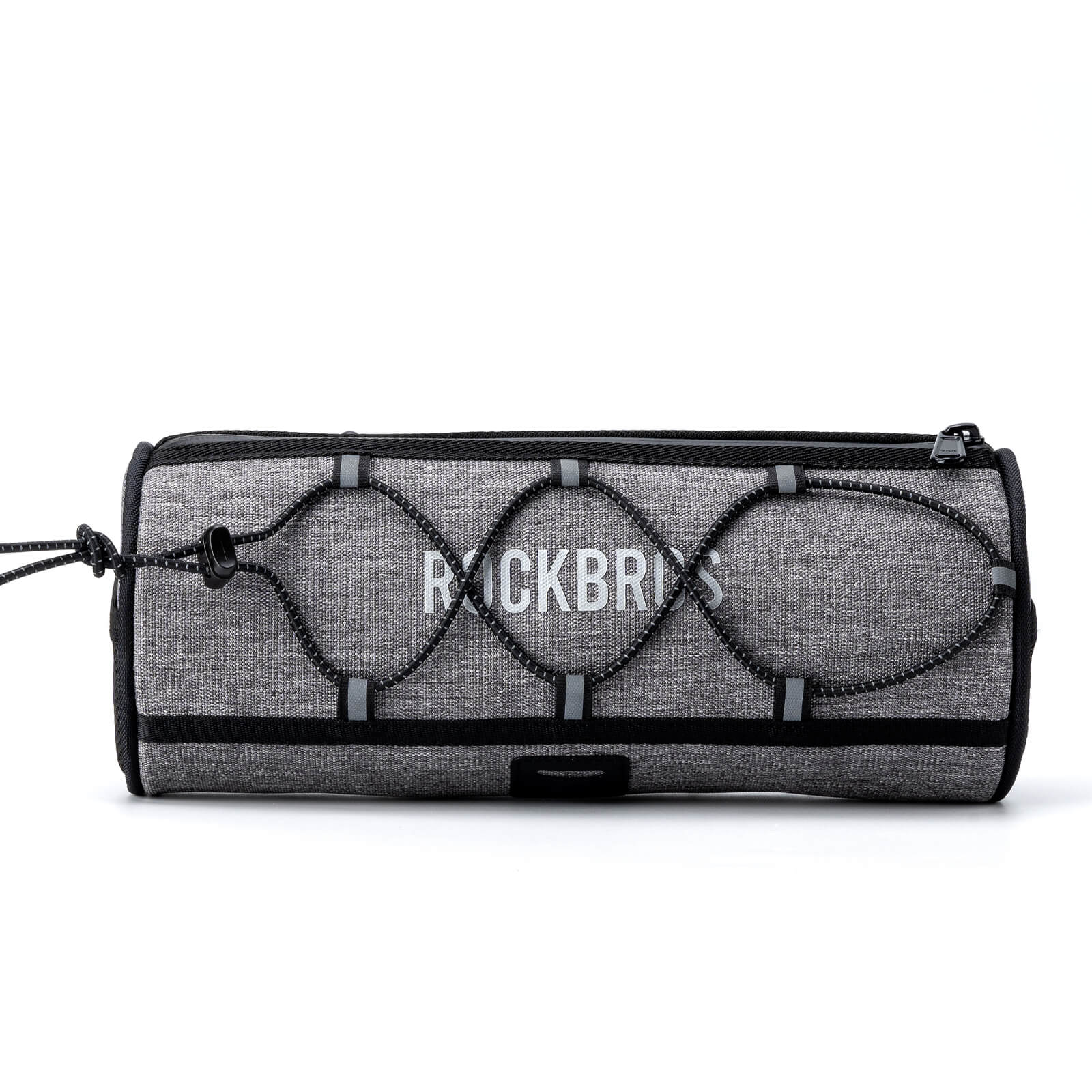 ROCKBROS 1.5L Deluxe Bike Handlebar Bag with One-Click Twist Lock System.
#color_grey