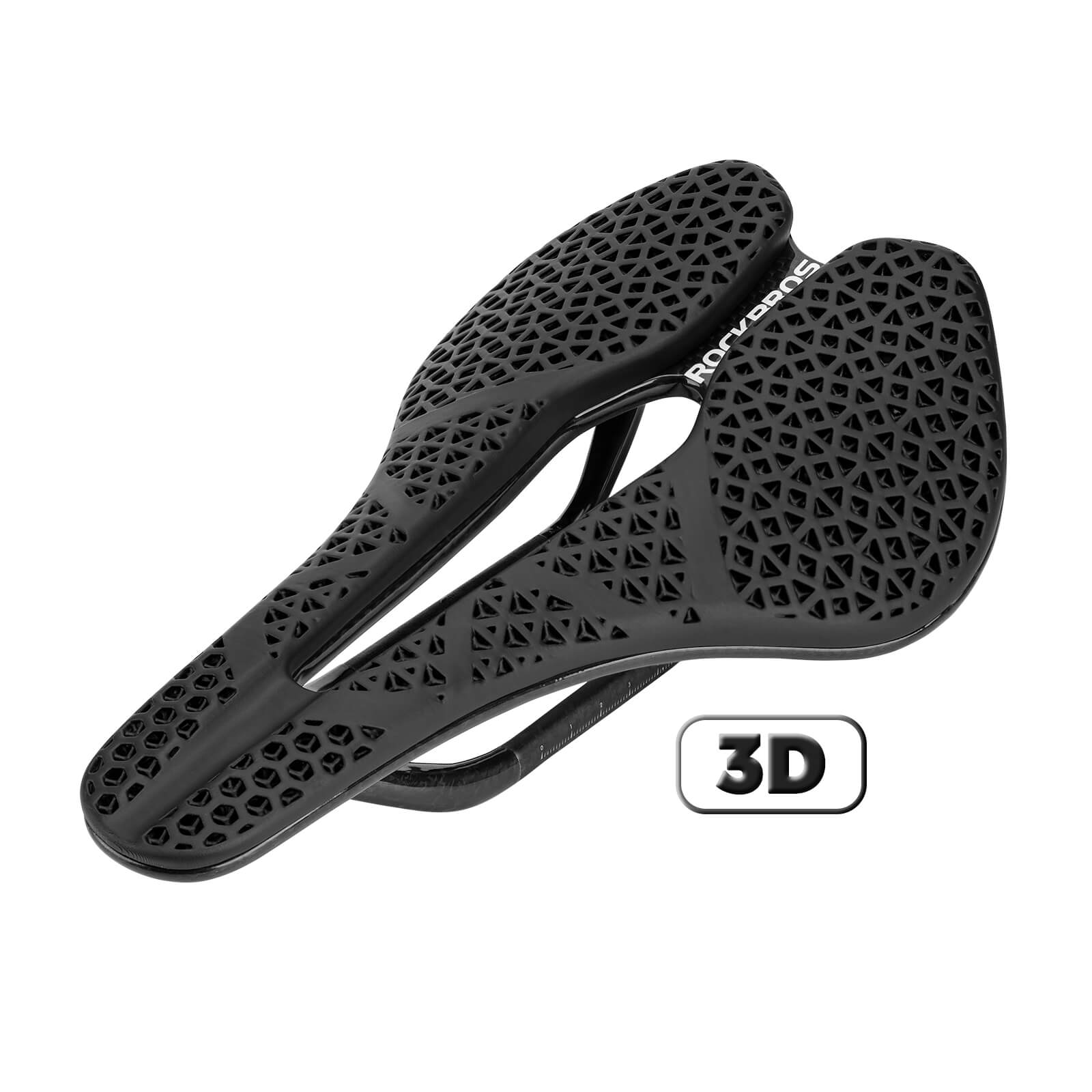 ROCKBROS lightweight hollow bike saddle for long rides.