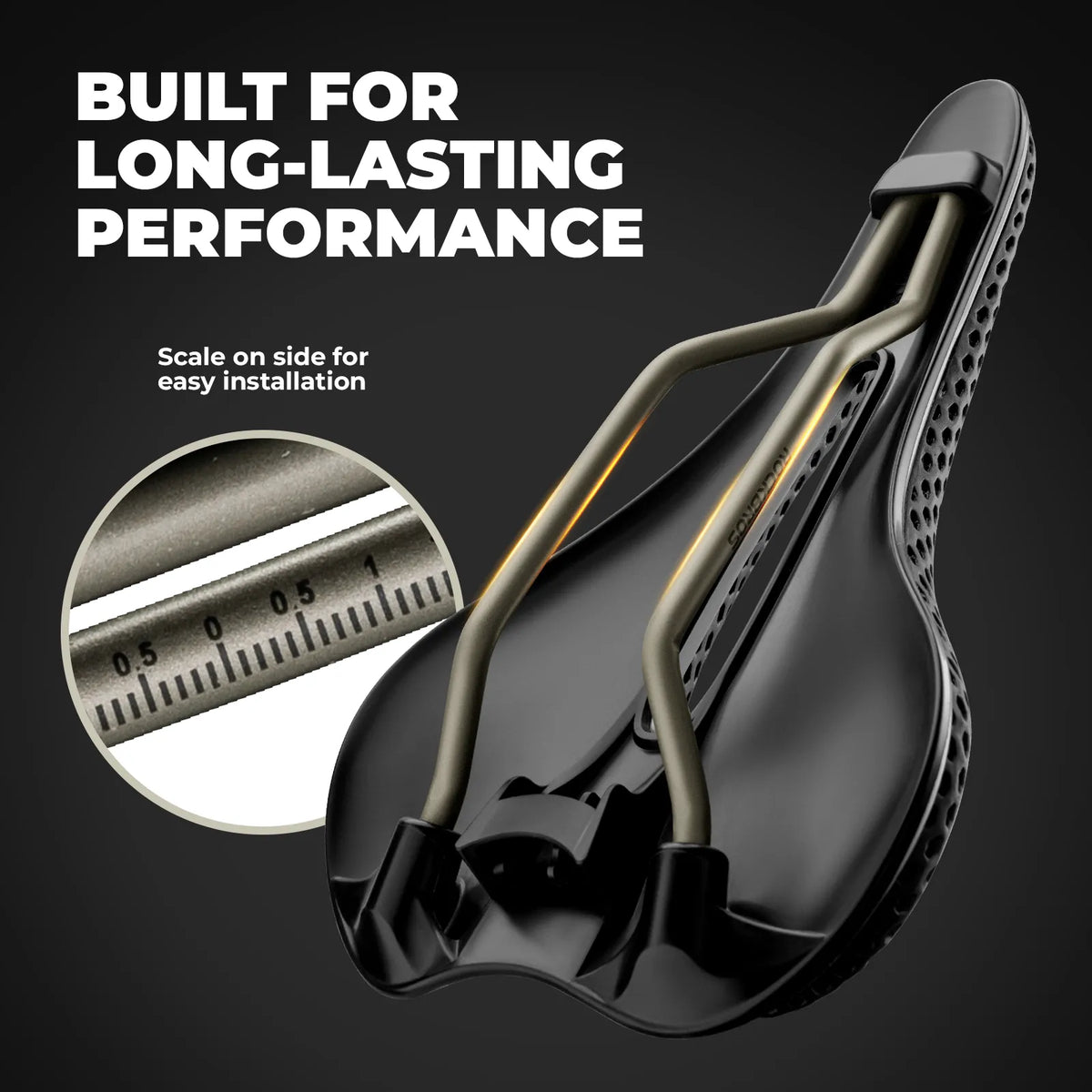 ROCKBROS 3D Printed Cycling Saddle with Pressure Relief