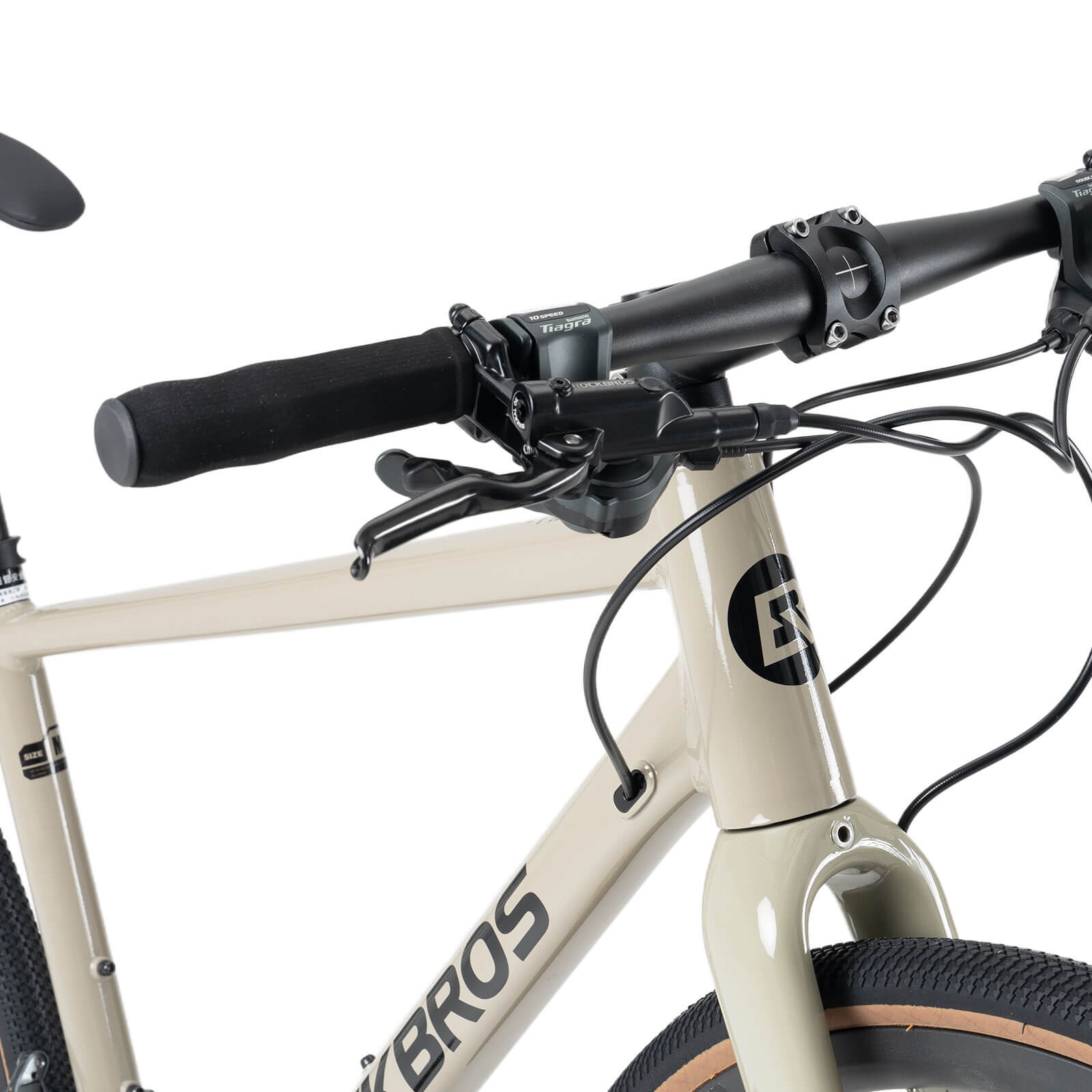 rockbros flat bar disc brake road bike for fitness cycling.
#color_Ceramic Secret Green