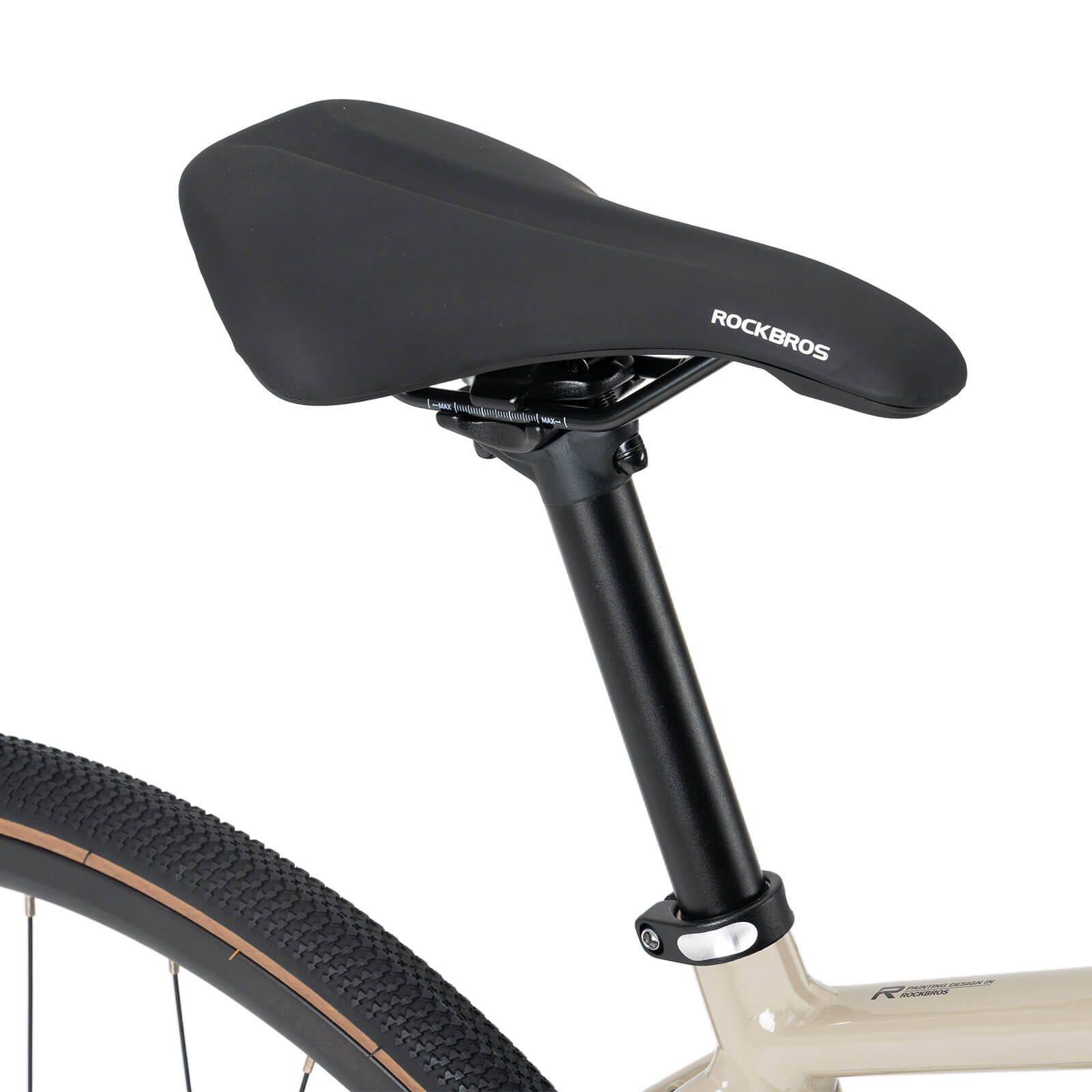 rockbros flat bar disc brake road bike for fitness cycling.
#color_Ceramic Secret Green