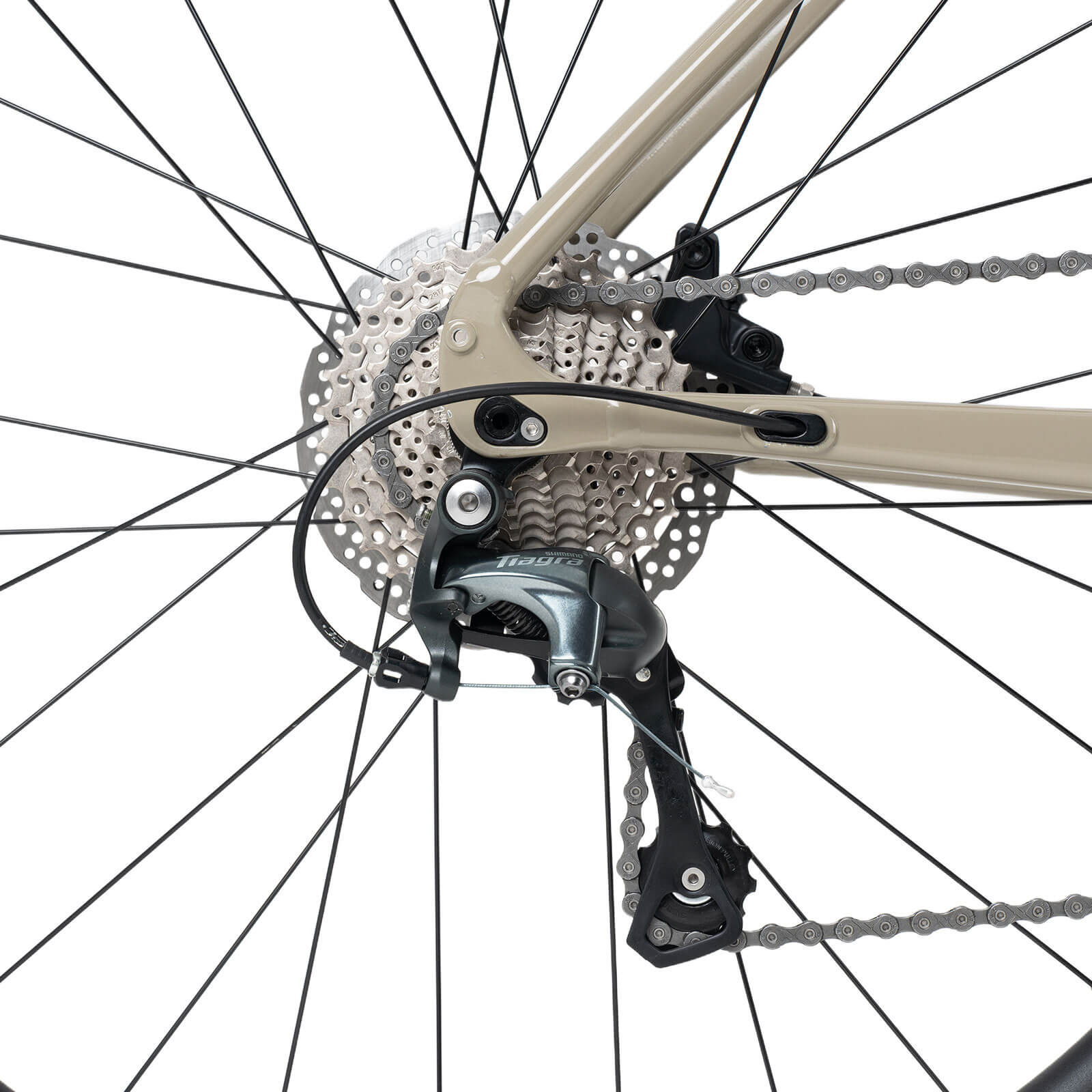 rockbros flat bar disc brake road bike for fitness cycling.
#color_Ceramic Secret Green