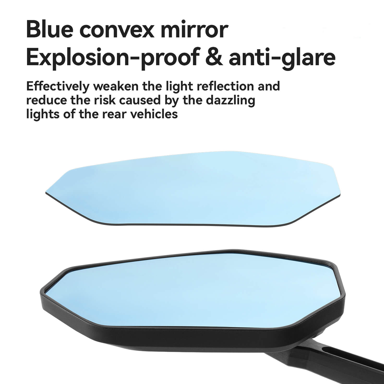 ROCKBROS anti-glare bike mirror for safer cycling visibility.
#option_right