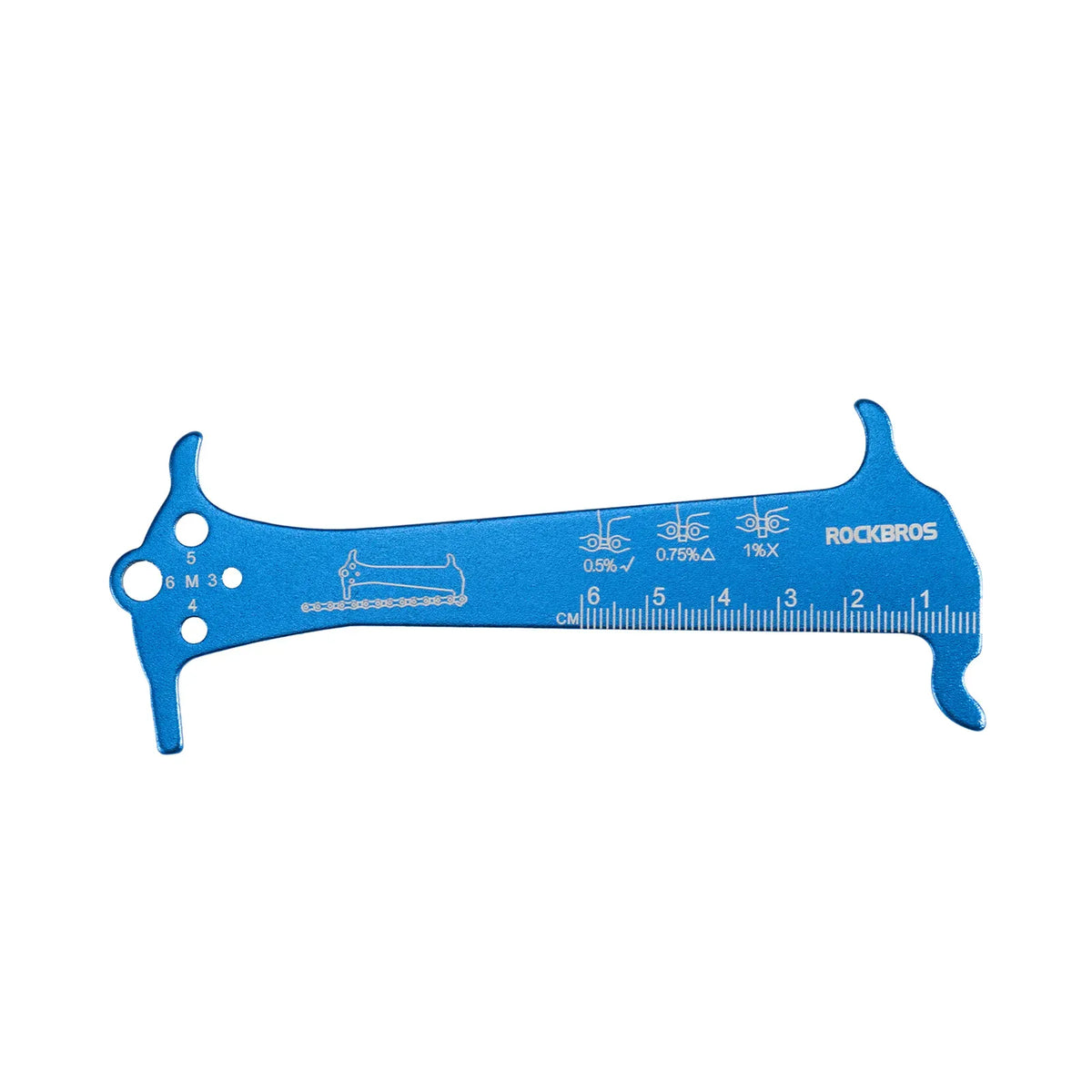 ROCKBROS bicycle chain wear checker tool for road and MTB bikes