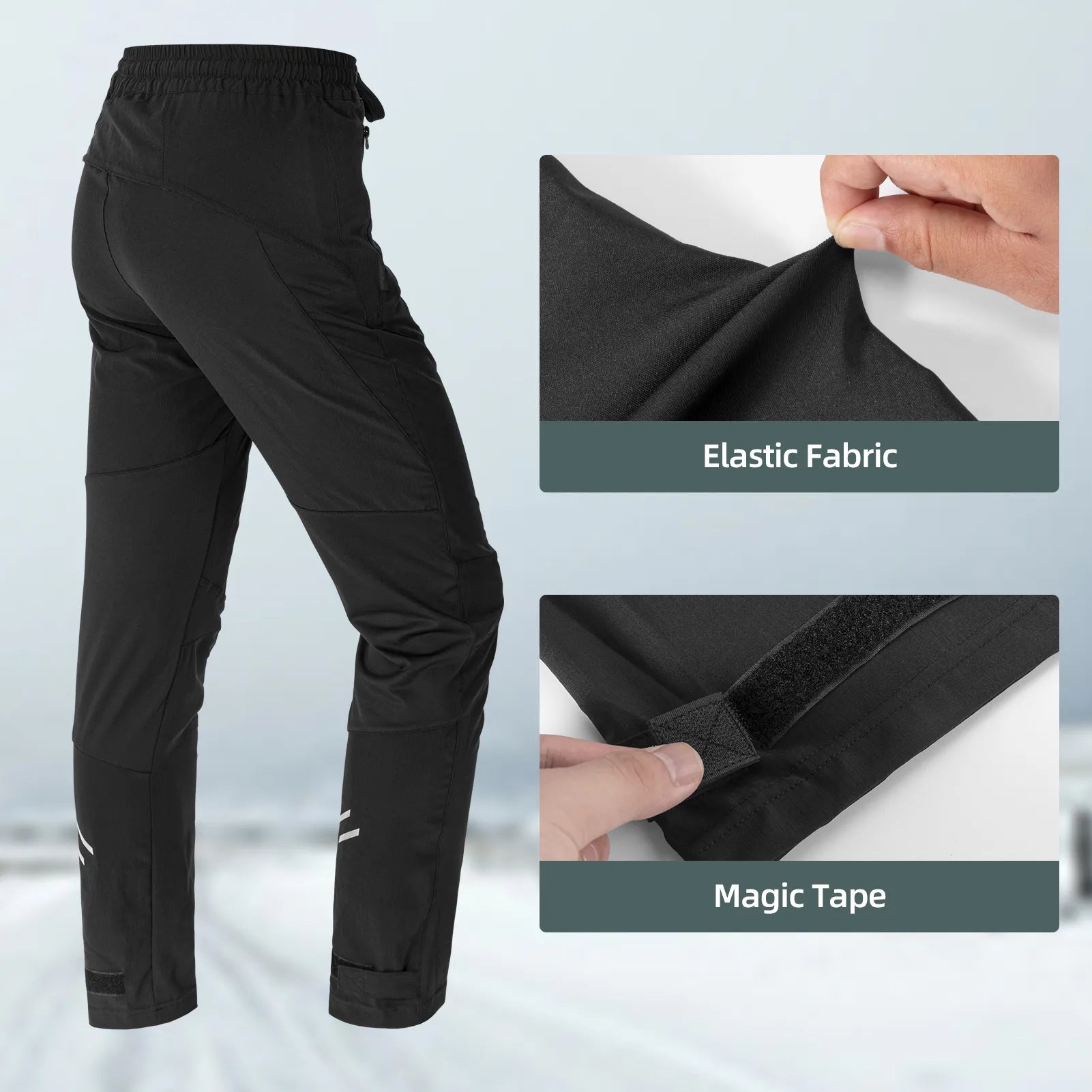 ROCKBROS casual cycling pants designed for breathable comfort and daily riding