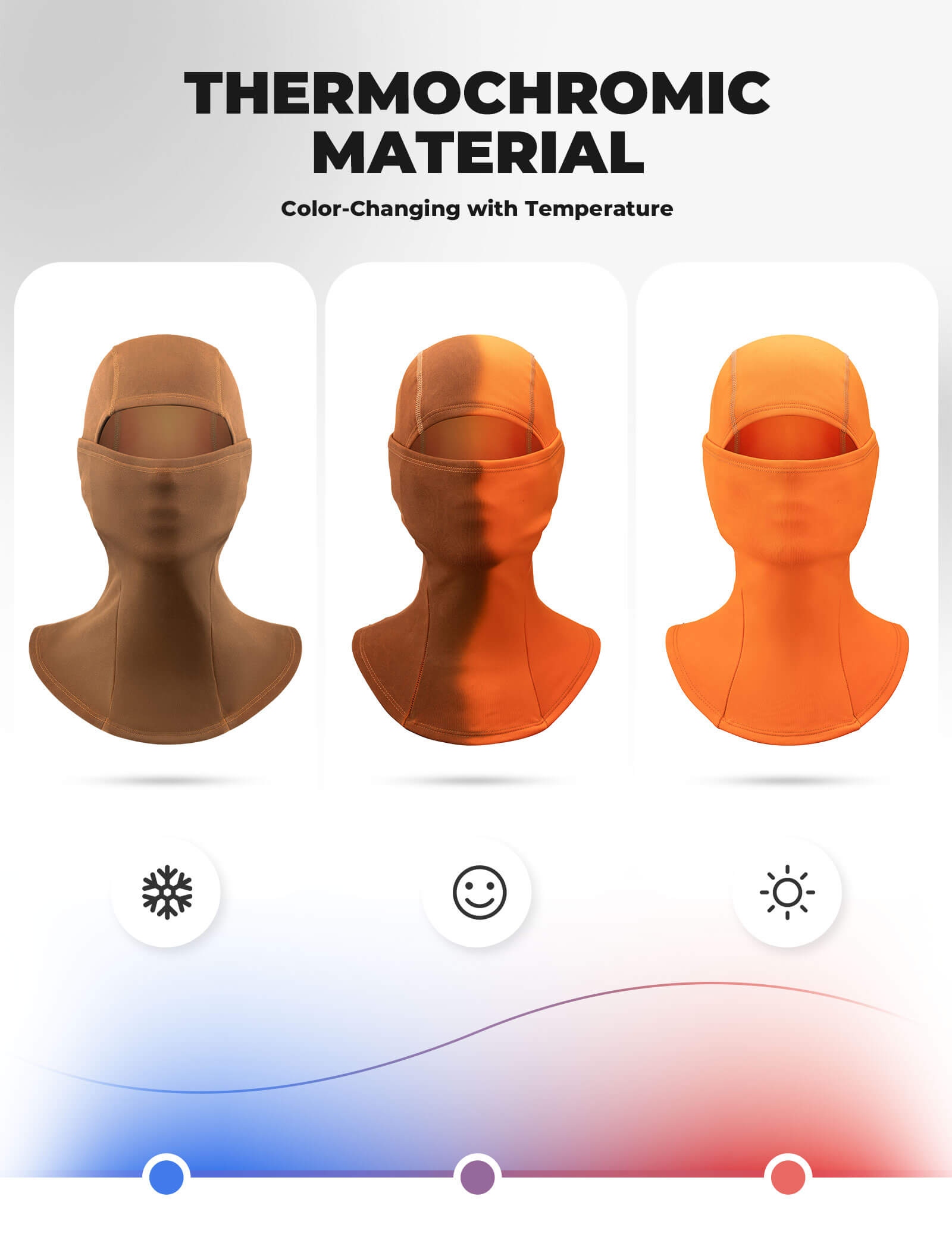 ROCKBROS color-changing reversible face mask for outdoor cycling.
#color_bronze