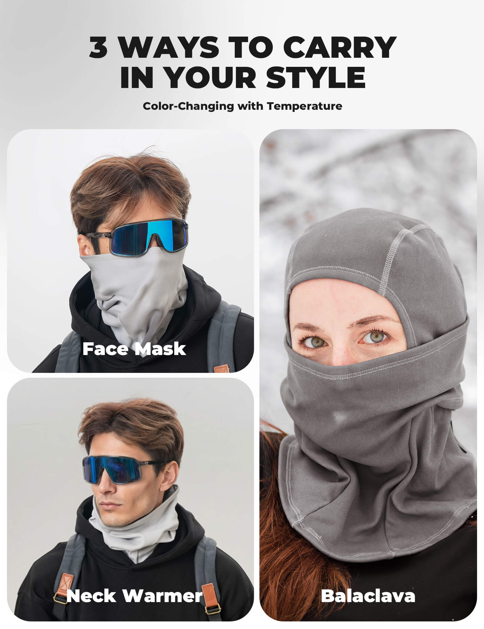ROCKBROS color-changing reversible face mask for outdoor cycling.
#color_bronze