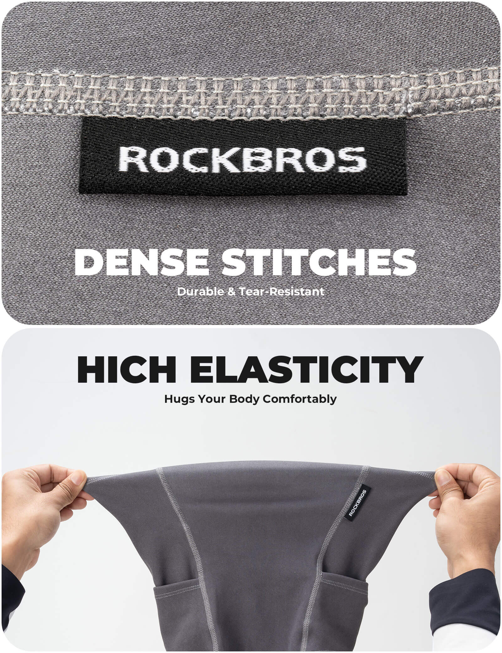 ROCKBROS color-changing reversible face mask for outdoor cycling.
#color_grey