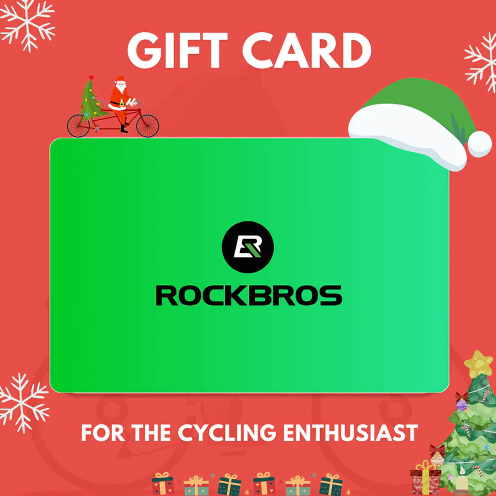 ROCKBROS Digital Gift Card for Cycling Gear and Bicycle