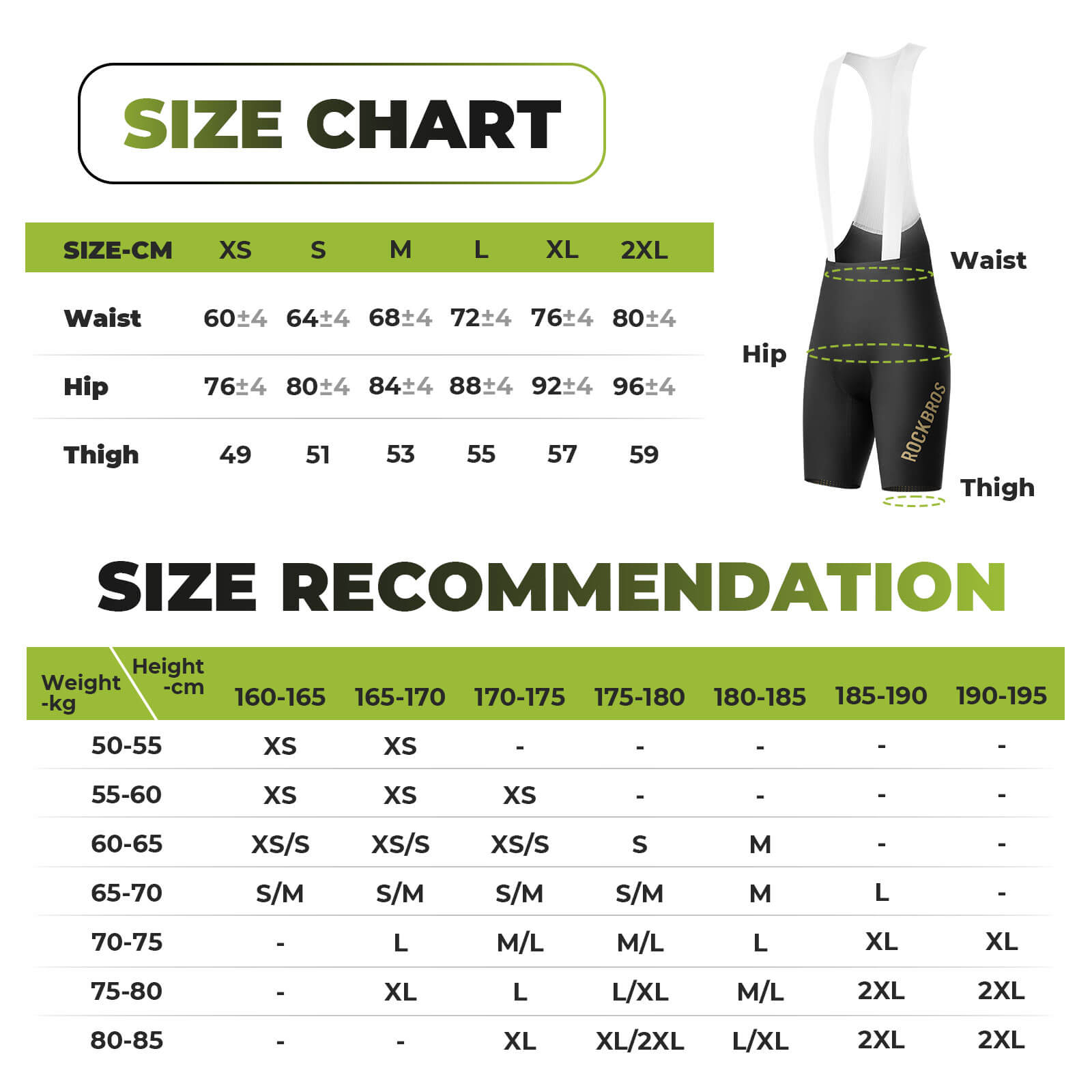 rockbros lightweight summer cycling bib shorts with dolomiti pad for endurance rides
#color_black
