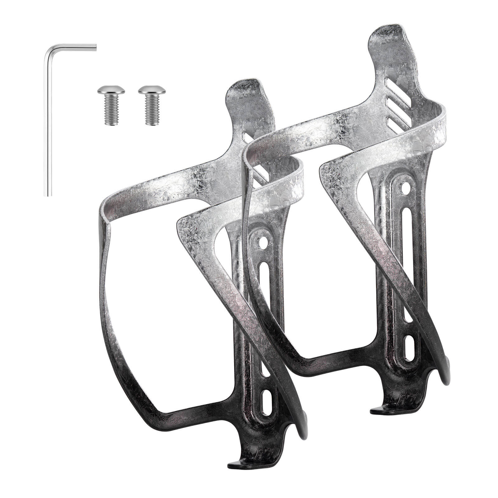 rockbros electroplated aluminium bike bottle cage for cycling
#option_Ice Crack Silver*2