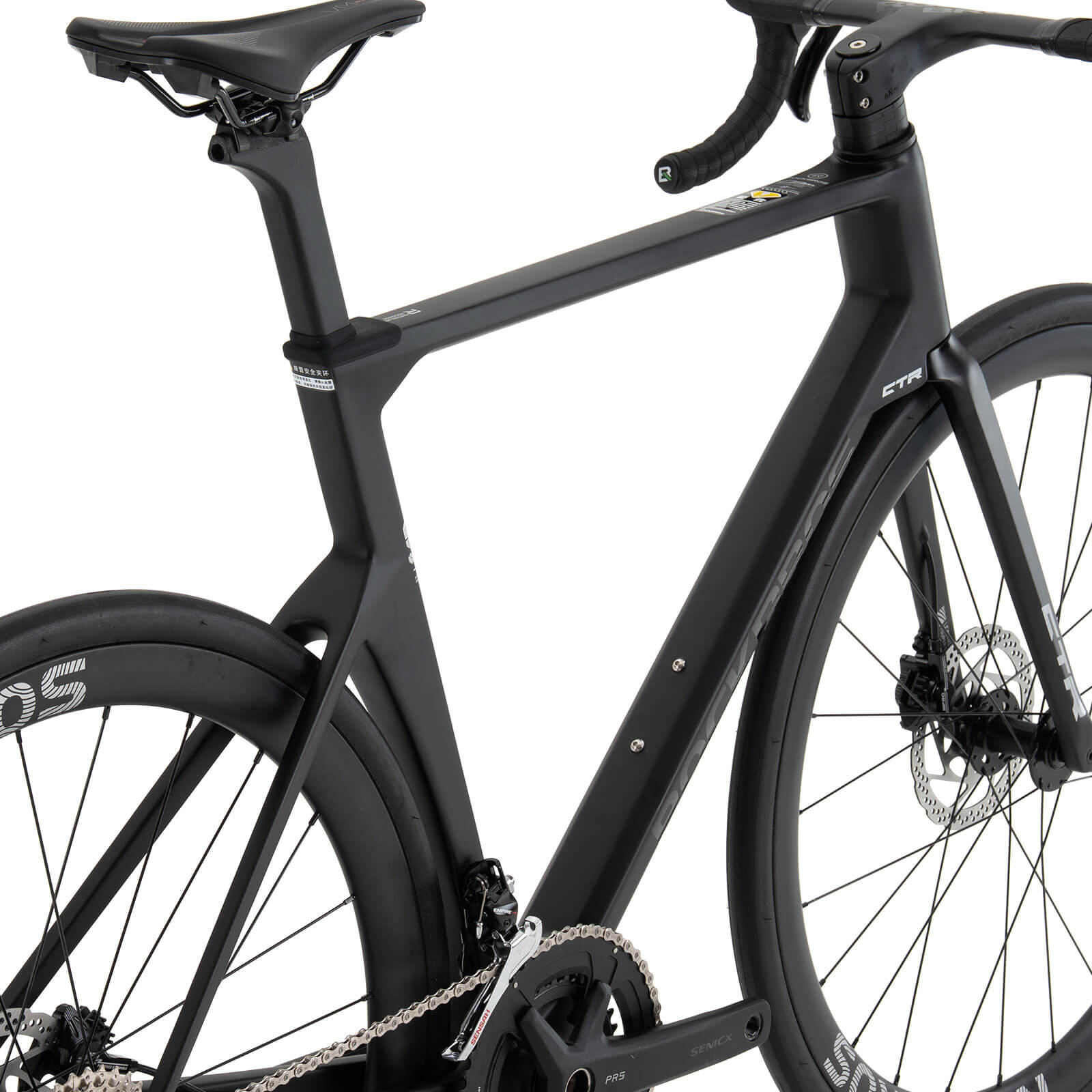 rockbros lightweight carbon road bicycle flowride ctr 2.0 for long distance cycling
#option_Matte Black