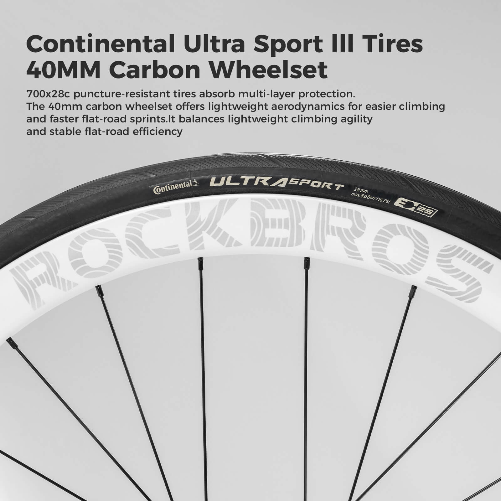 rockbros FlowRide CTR 3.0 carbon road bike for endurance and racing
#color_army green