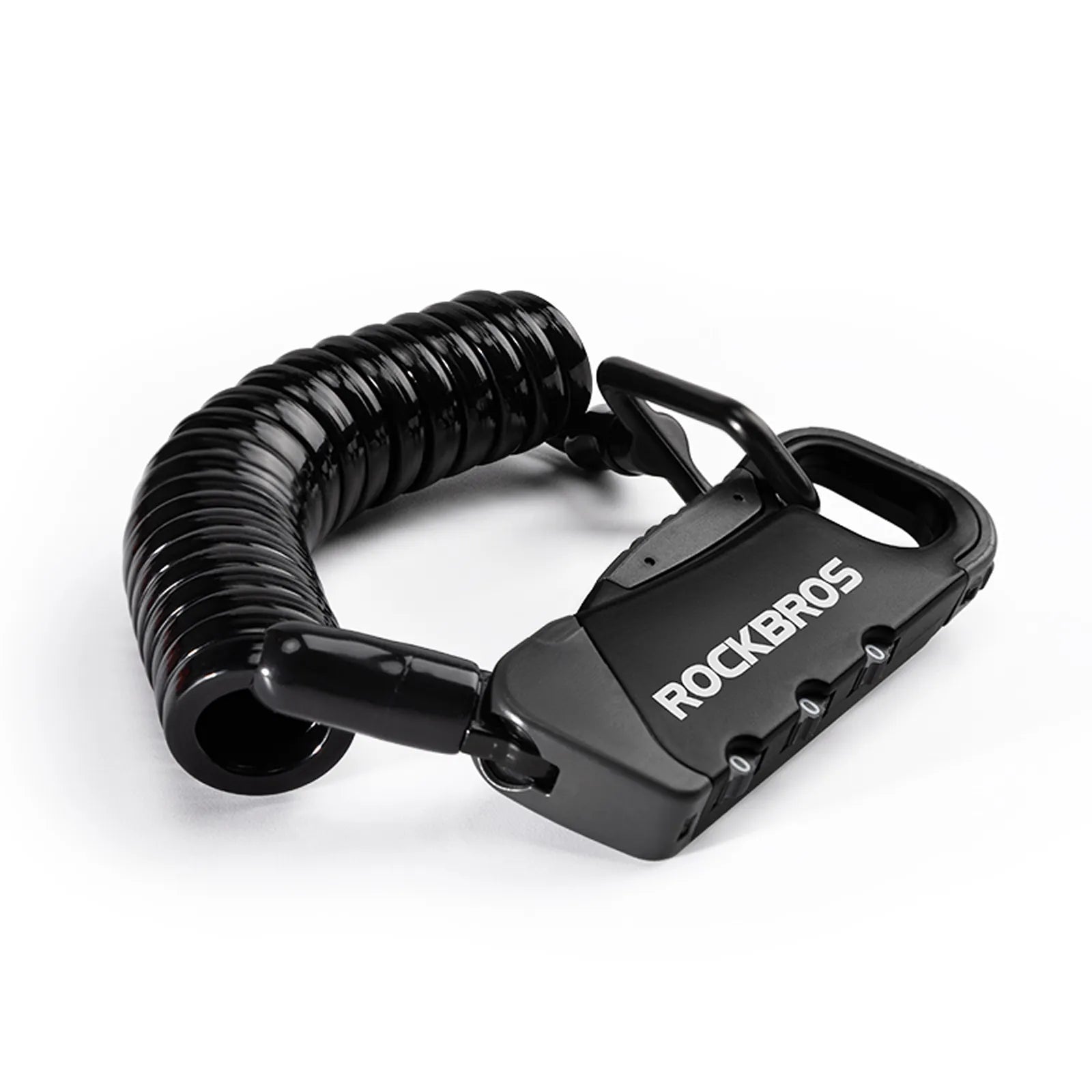 RockBros portable keyless helmet lock with 3-digit combination password for anti-theft security