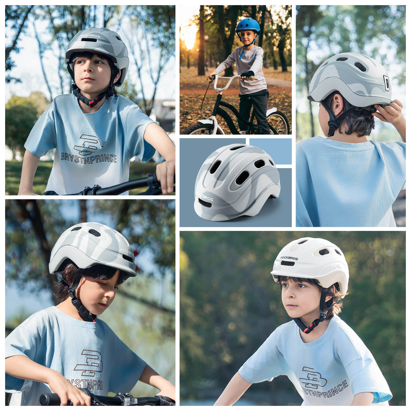 ROCKBROS kids’ bike helmet front view with lightweight protection.
#option_halloween sketch