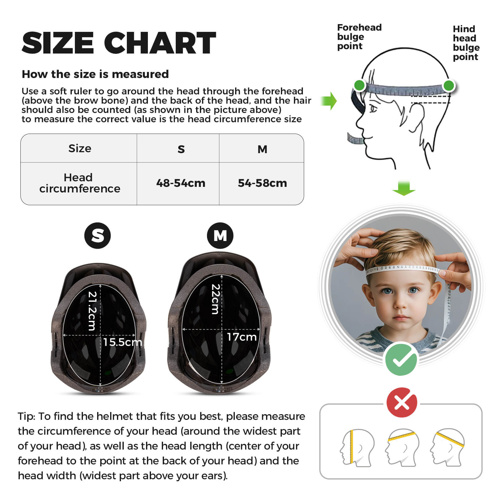 rockbros kids helmet TS-61 with impact protection and comfort padding
#color_green