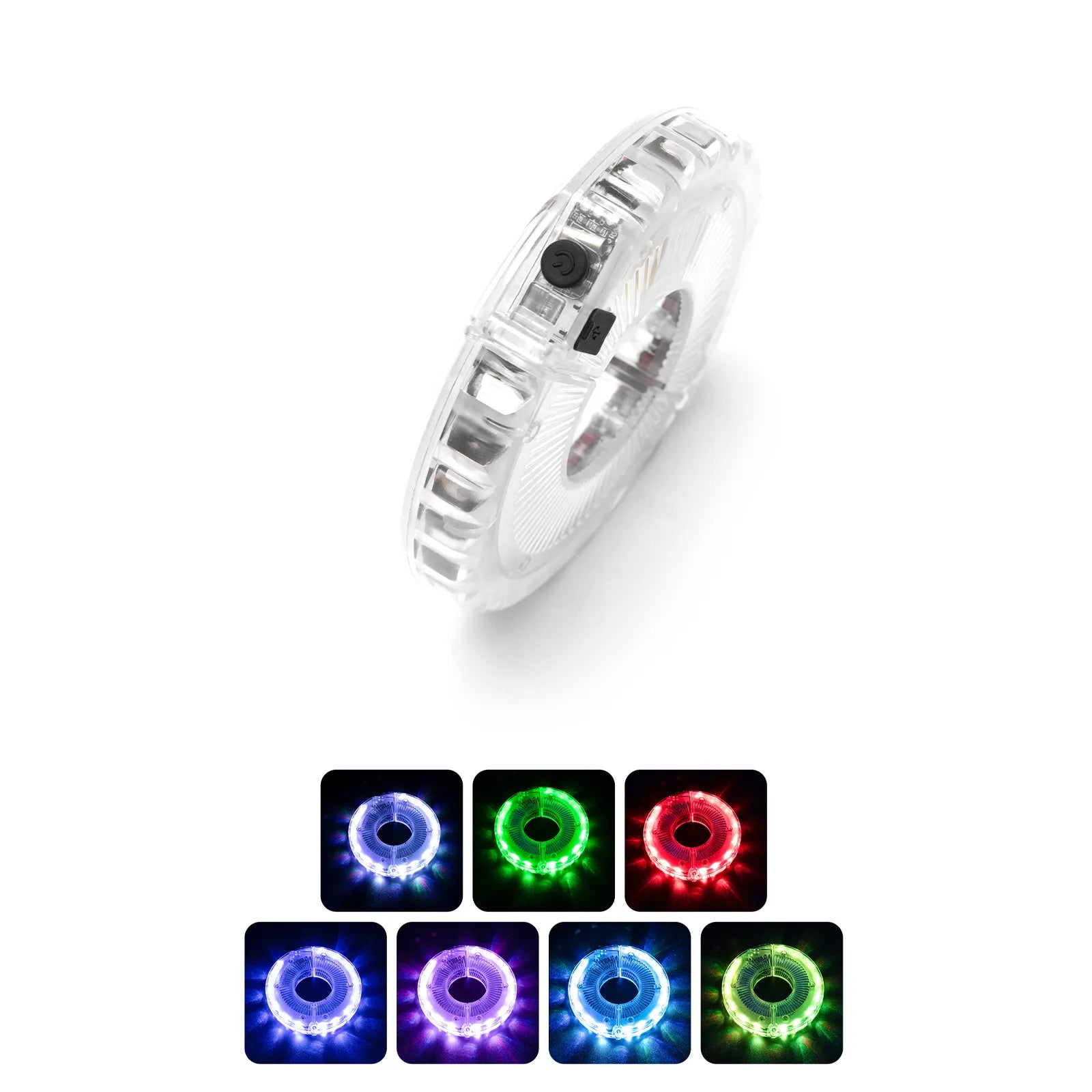 ROCKBROS rechargeable LED bicycle hub lights for road and mountain bike tyres.
#options_Mountain Bike (1-Pack)