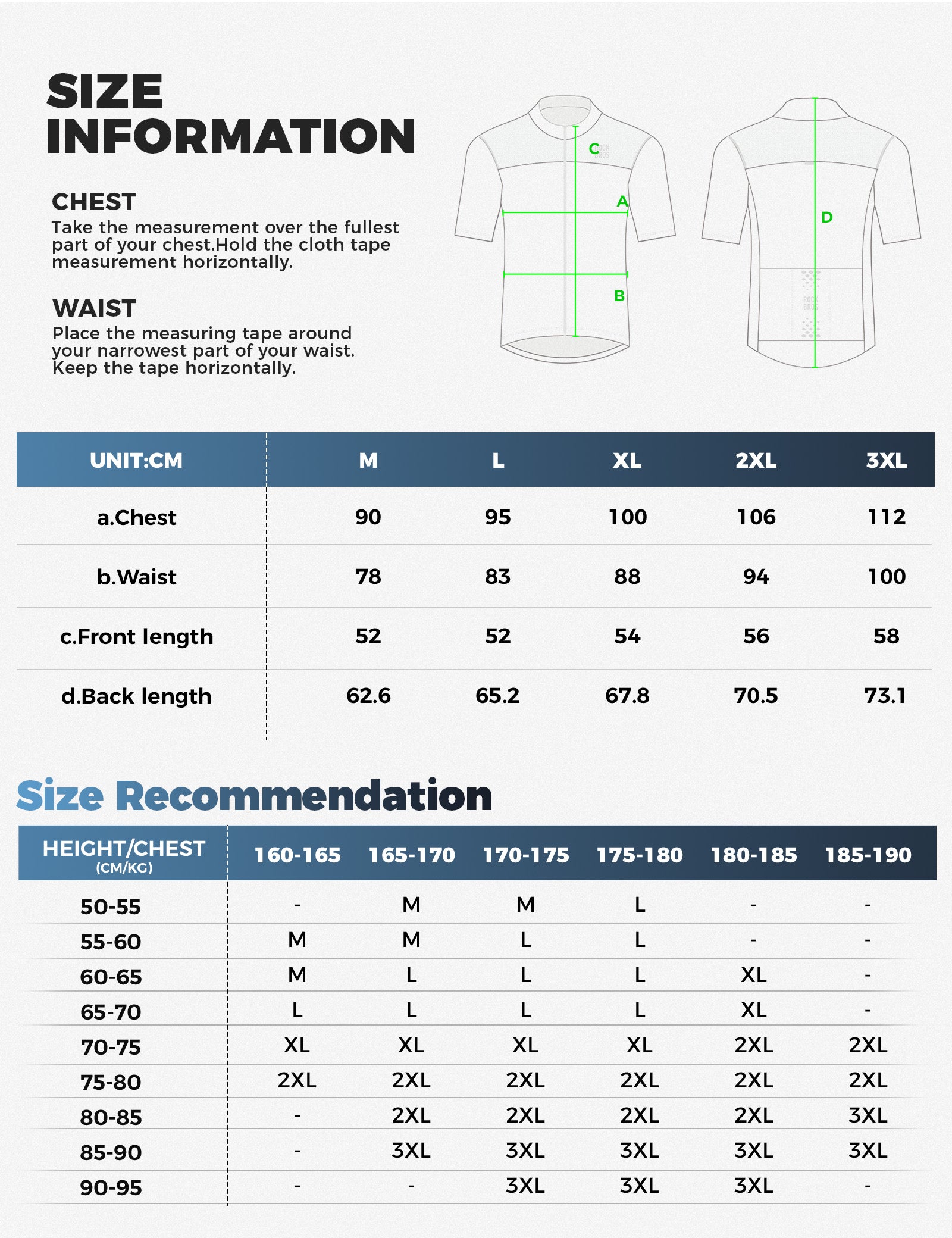 ROCKBROS Men's Short Sleeve Road Cycling Jersey in Front View - Moisture Wicking Athletic Bike Shirt