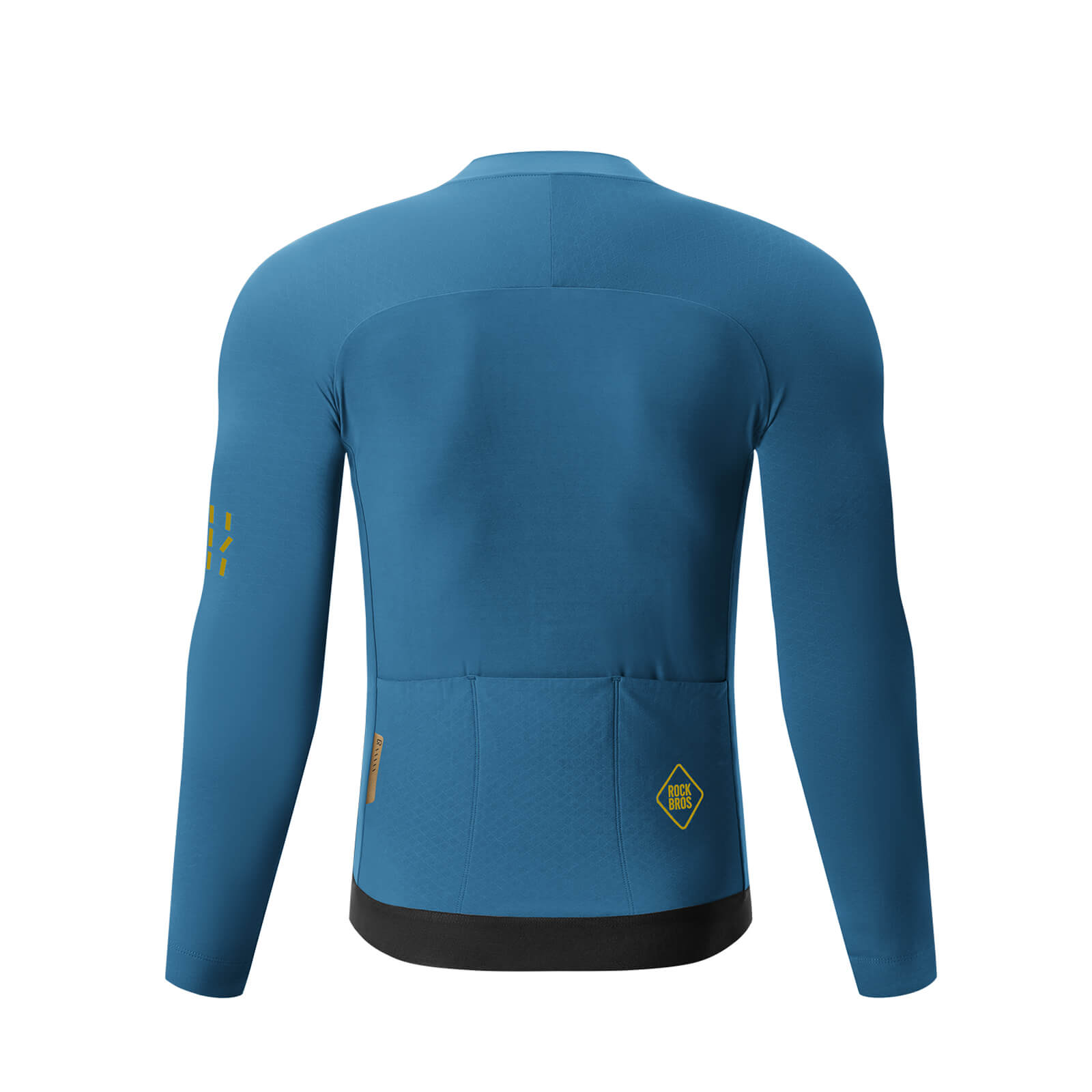 Rockbros winter cycling jerseys feature a fleece lining for superior warmth and breathability.
#color_blue