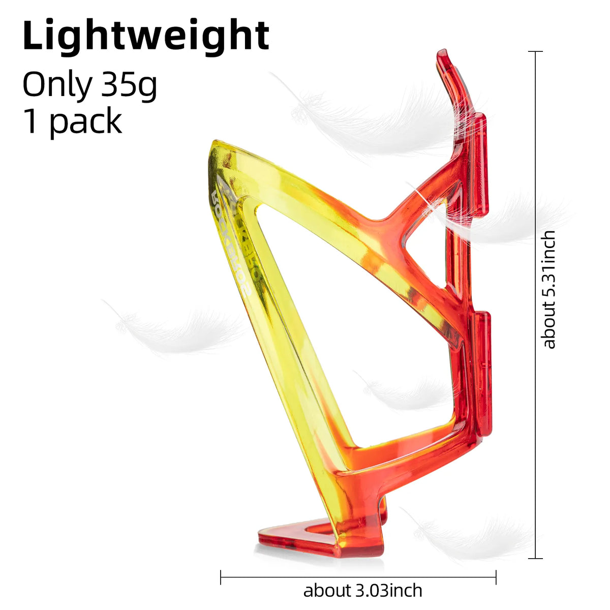 ROCKBROS MTB bike bottle cage with gradient PC design.
#colour_yellow