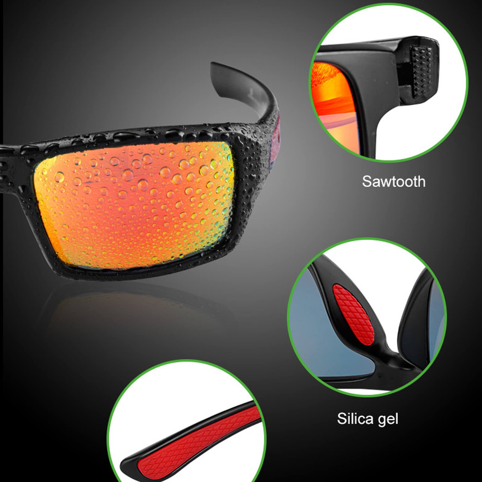 rockbros polarised full frame sunglasses for outdoor everyday use.
#color_purple