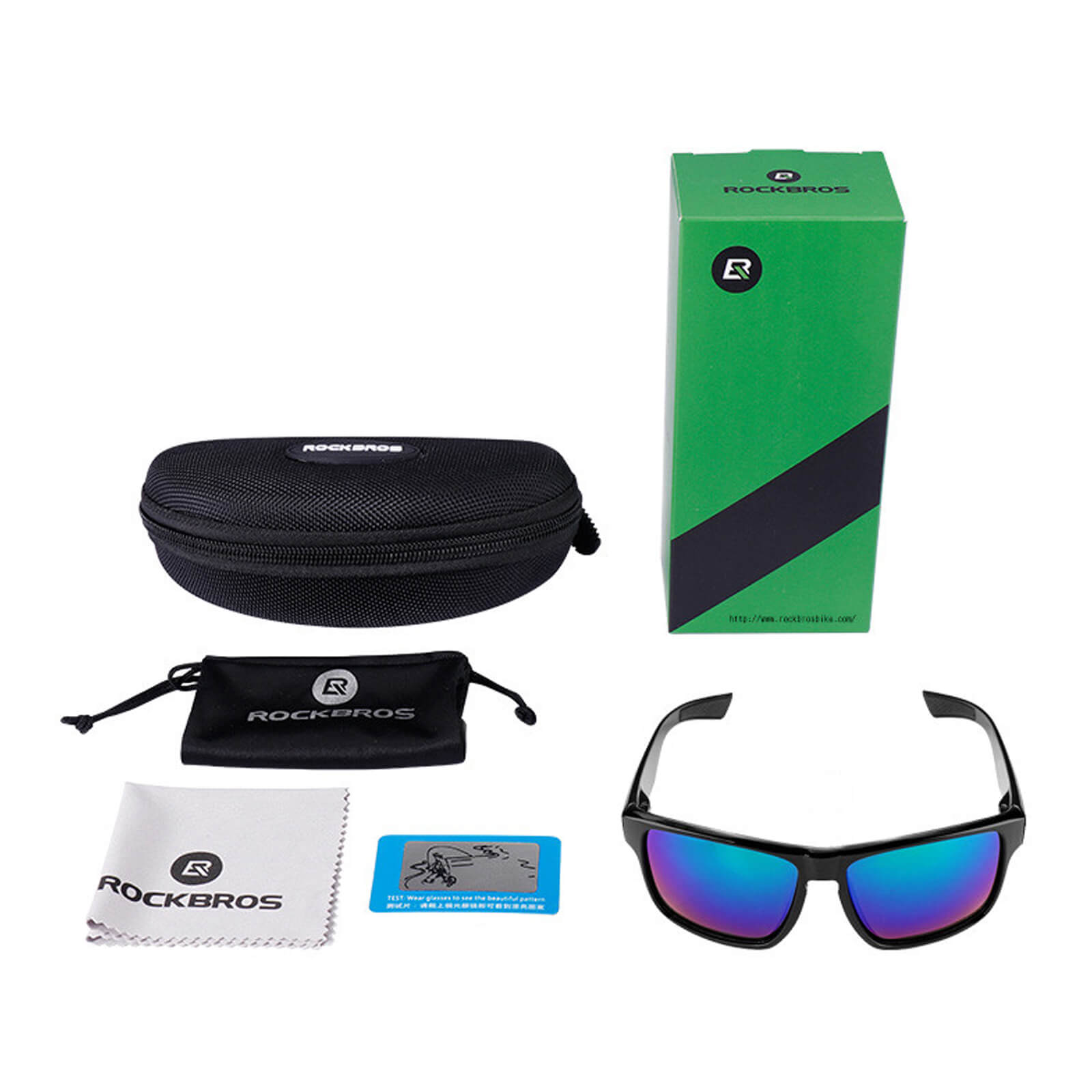 rockbros polarised full frame sunglasses for outdoor everyday use.
#color_red