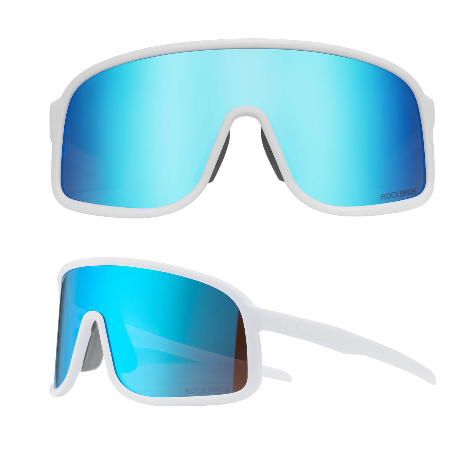 rockbros polarized sports cycling glasses outdoor riding
#color_white