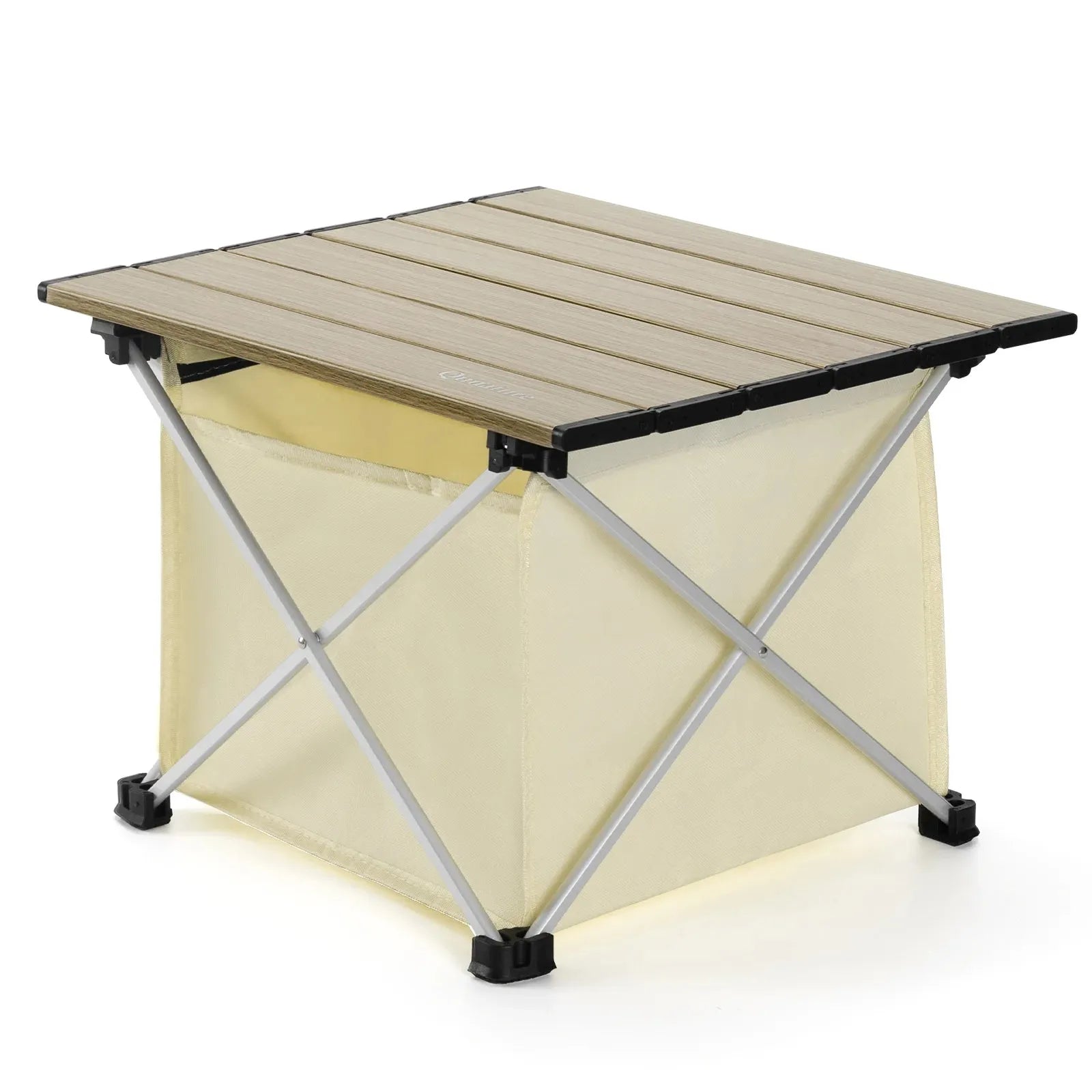 Rockbros portable aluminium camping table with carry bag