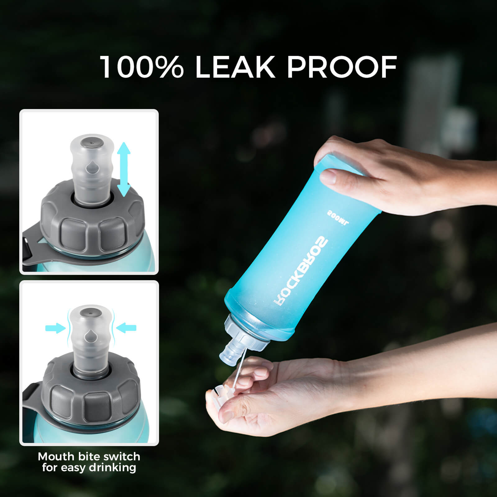 rockbros foldable hydration bag for road and mtb cycling
#color_sky blue